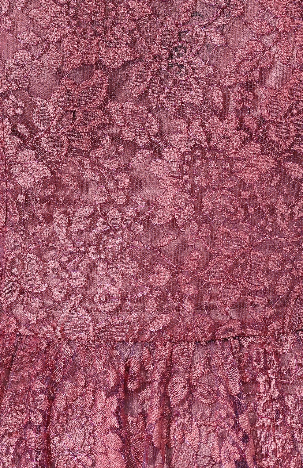 Dolce & Gabbana Lamé Chantilly Lace Dress