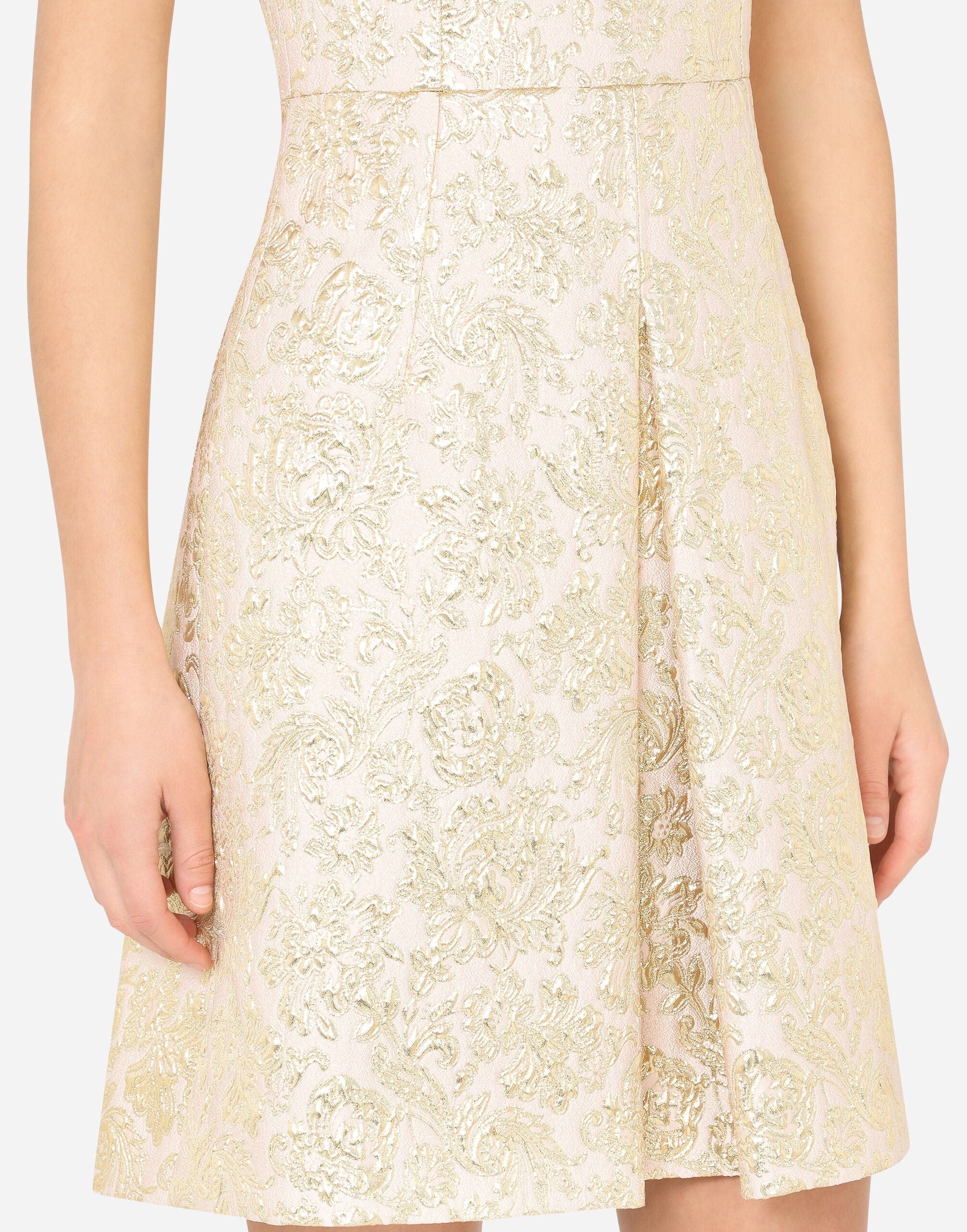 Dolce & Gabbana Lamé Jacquard Minidress