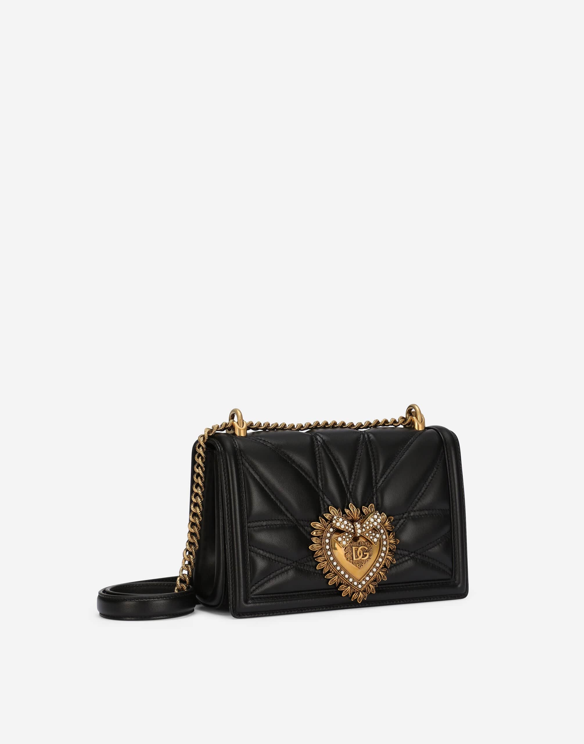 Dolce & Gabbana Large Devotion Quilted Crossbody Bag