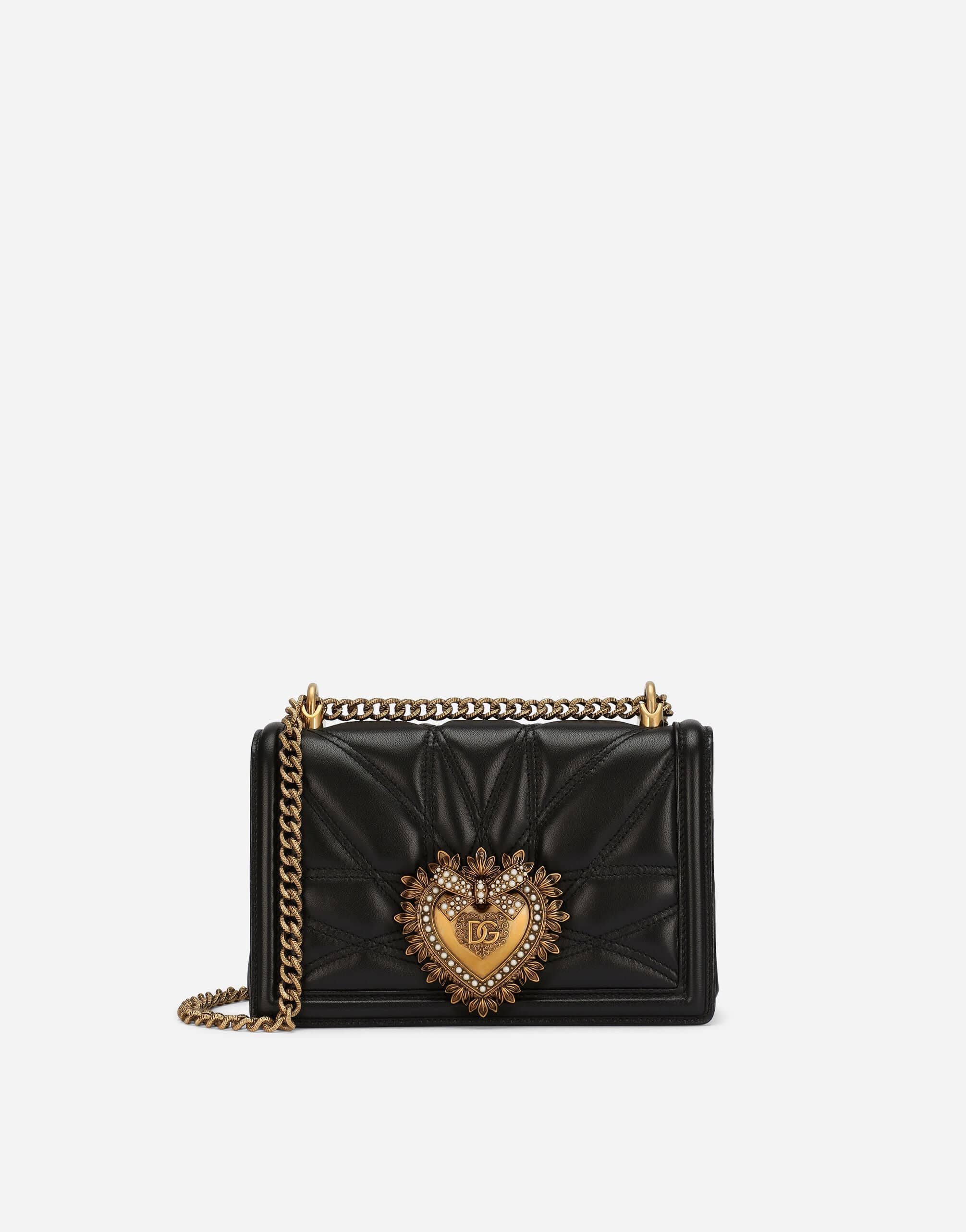 Dolce & Gabbana Large Devotion Quilted Crossbody Bag