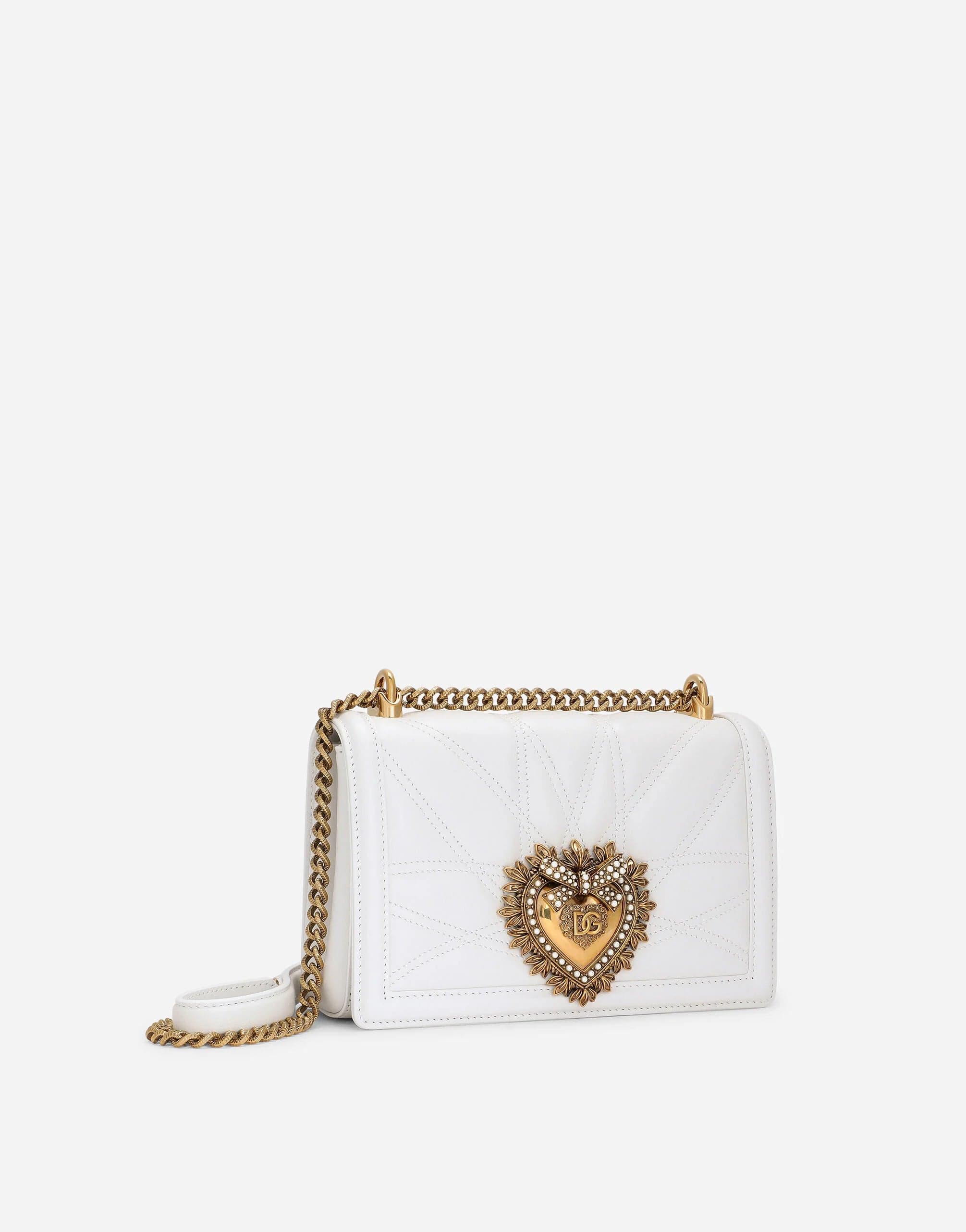 Dolce & Gabbana Large Devotion Quilted Crossbody Bag