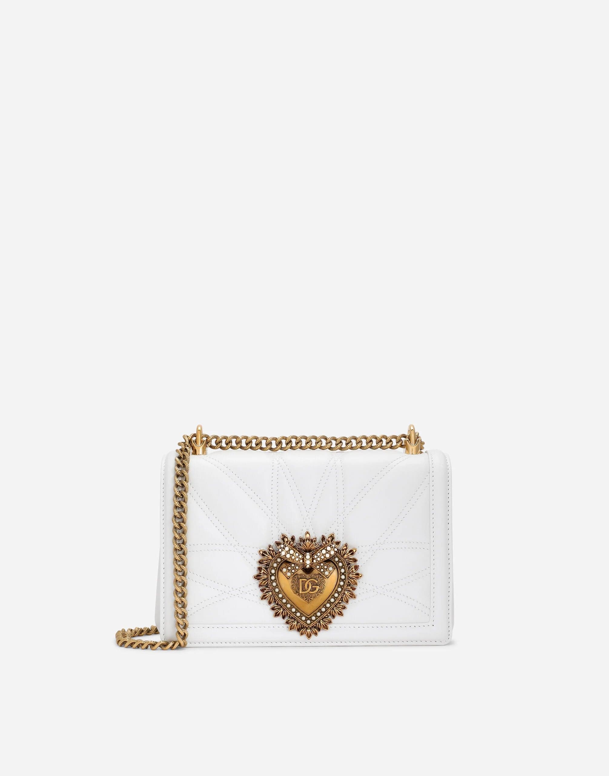 Dolce & Gabbana Large Devotion Quilted Crossbody Bag