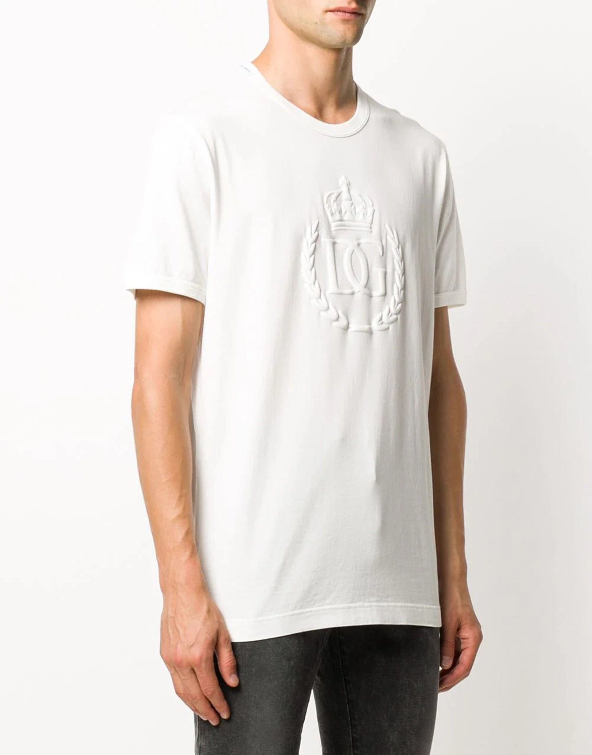 Dolce & Gabbana Large DG Crest Logo T-Shirt