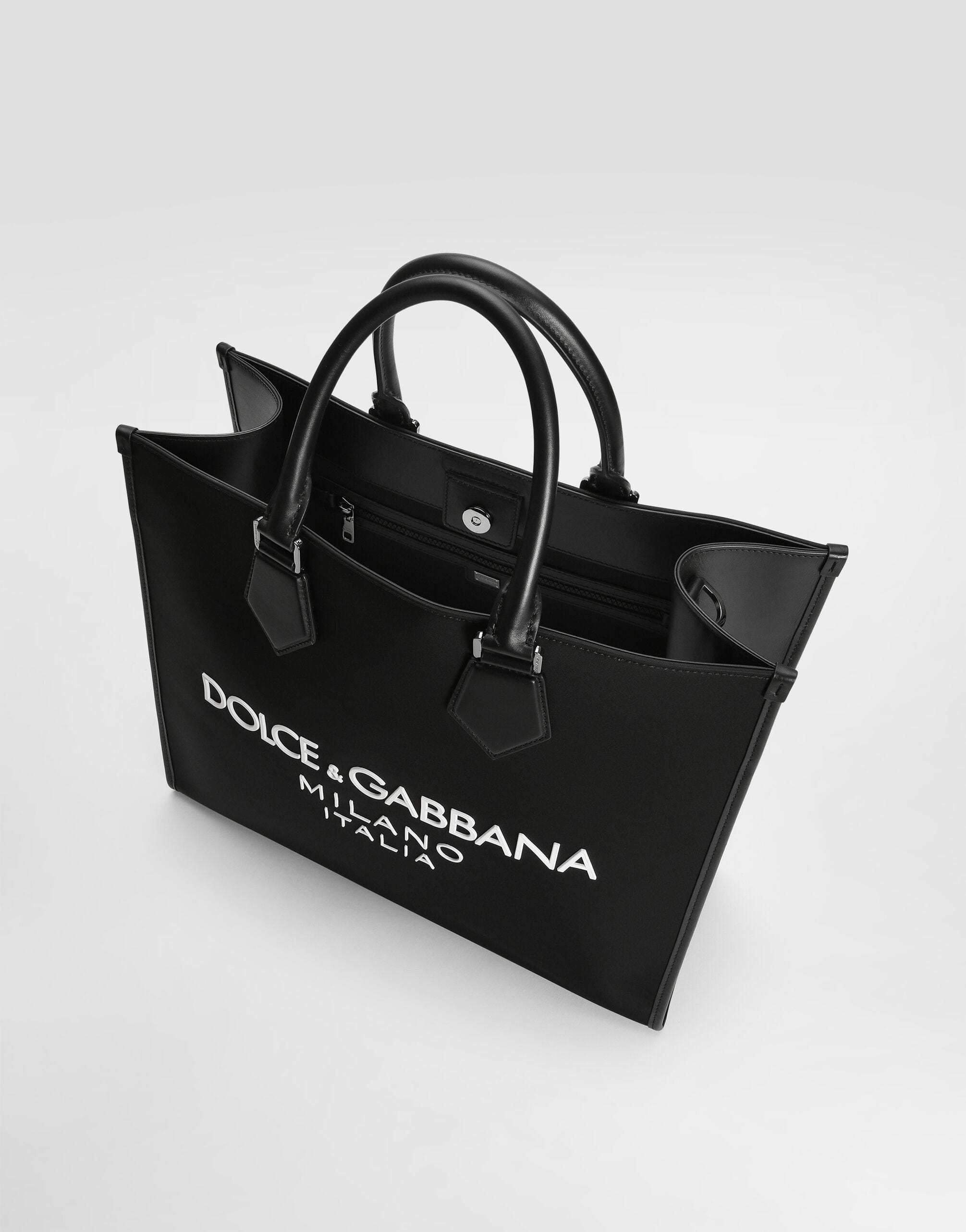 Dolce & Gabbana Large Nylon Logo Tote Bag
