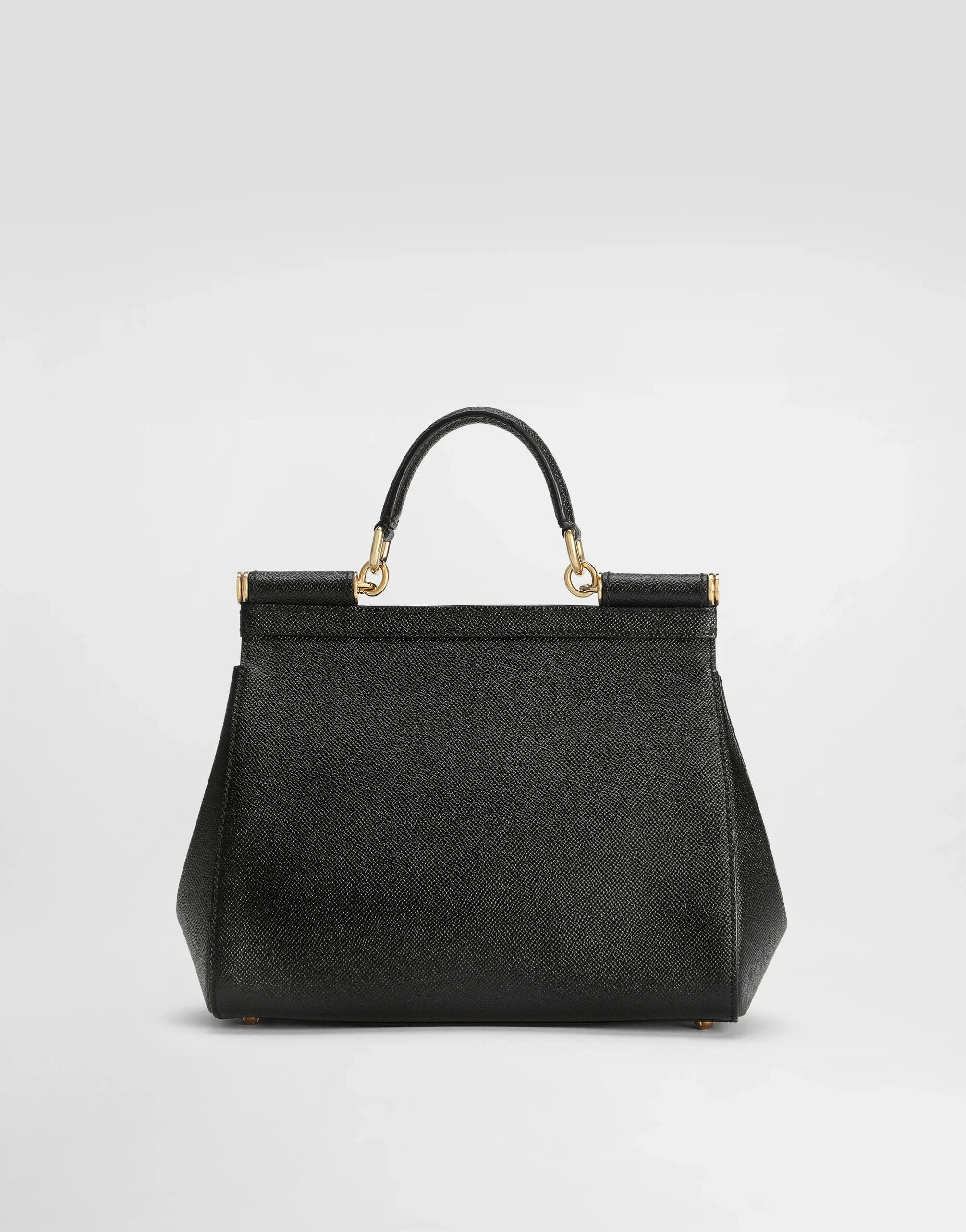 Dolce & Gabbana Large Sicily Leather Handbag