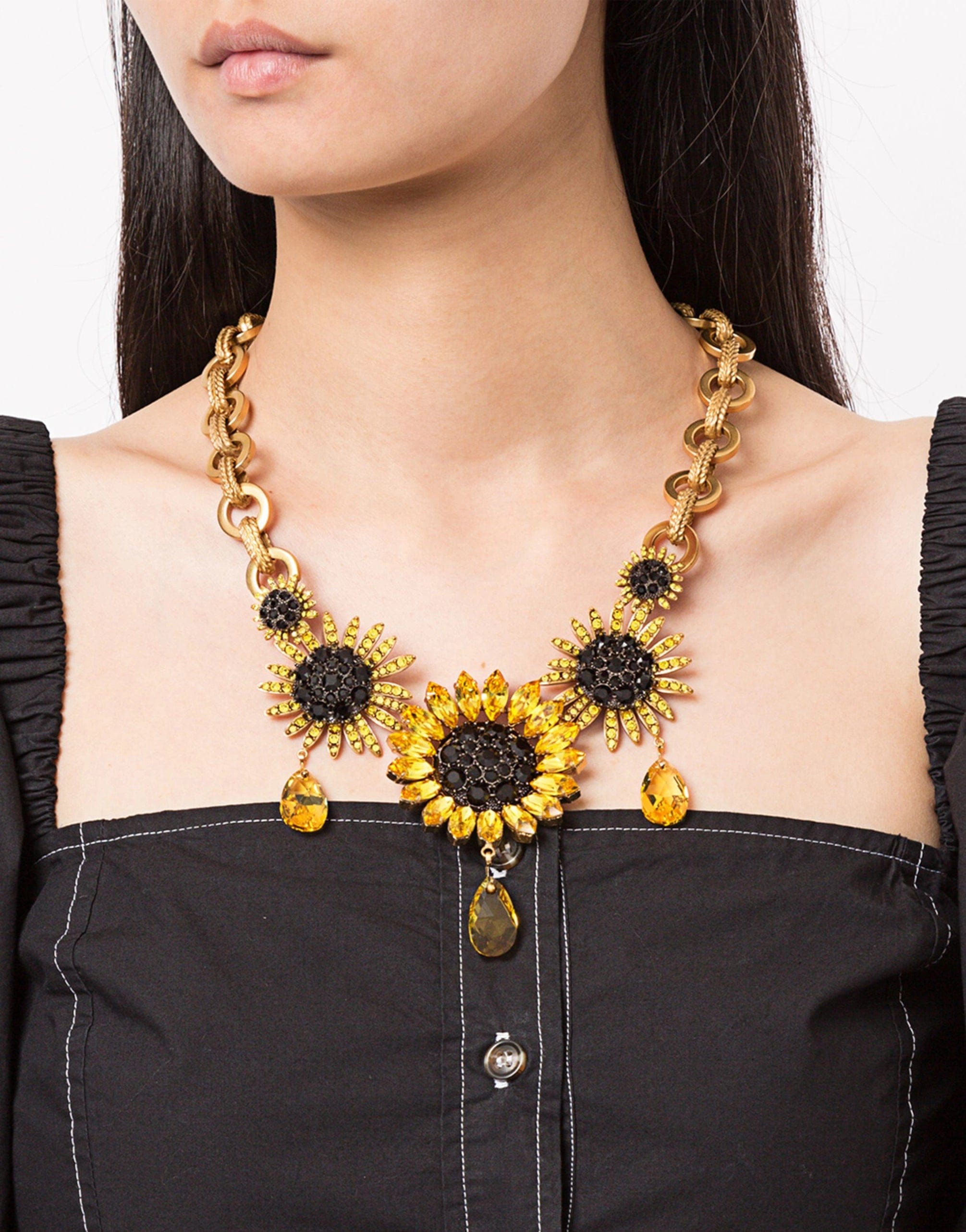 Dolce & Gabbana Large Sunflowers Necklace