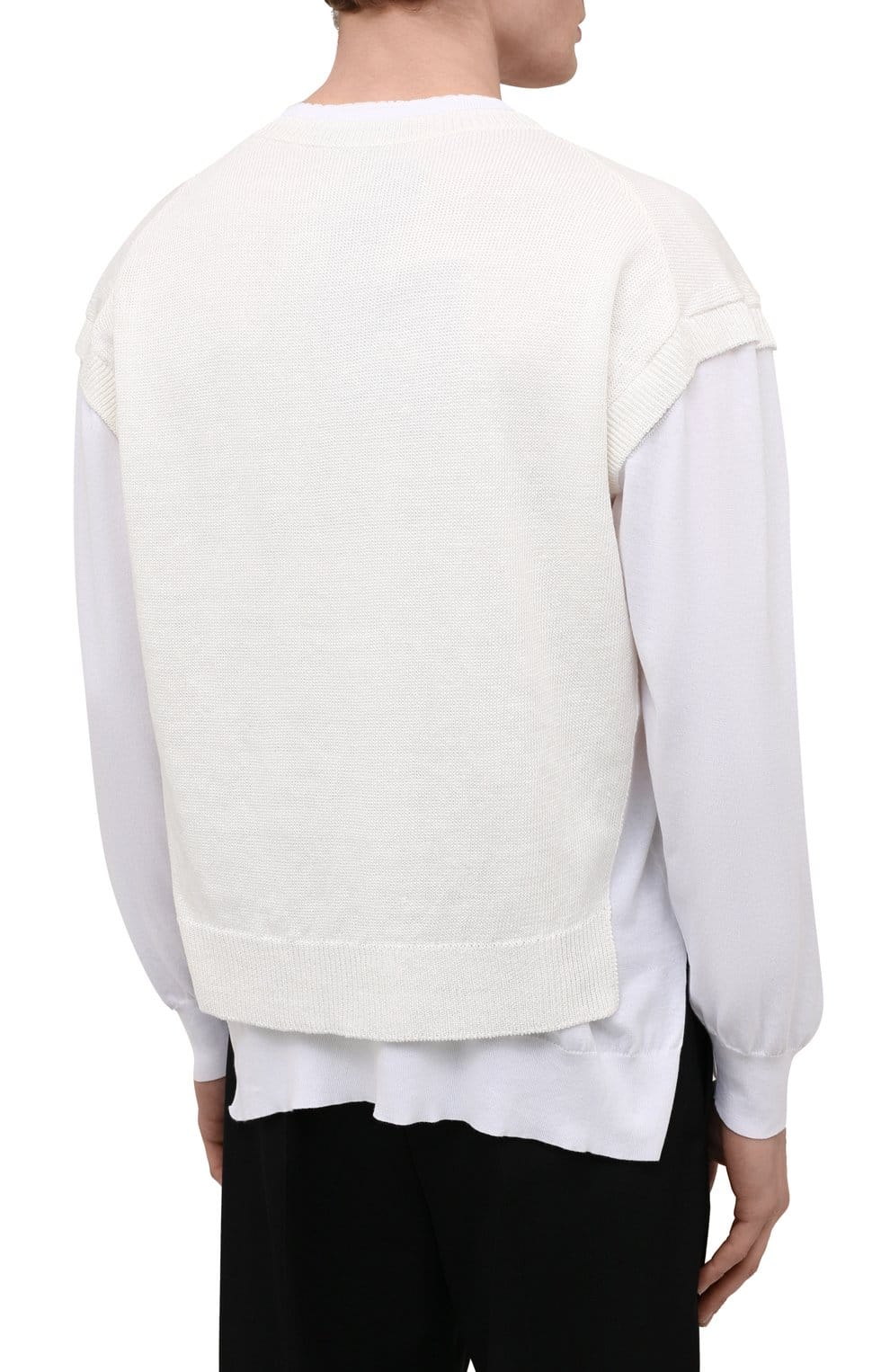 Dolce & Gabbana Dolce & Gabbana Layered V-Neck Knit Sweater