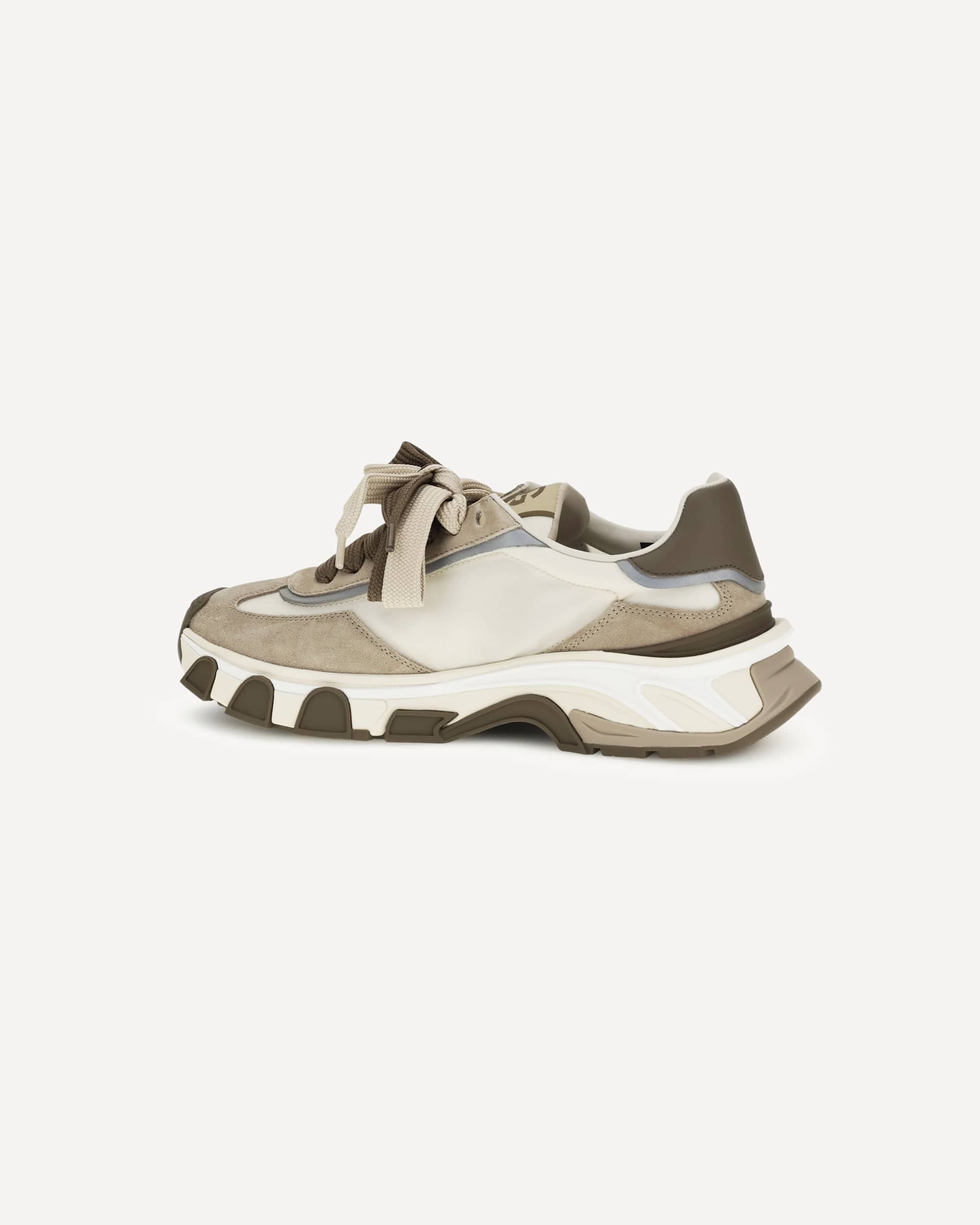 Dolce & Gabbana Leather And Mesh Sneakers | Sendegaro ZA