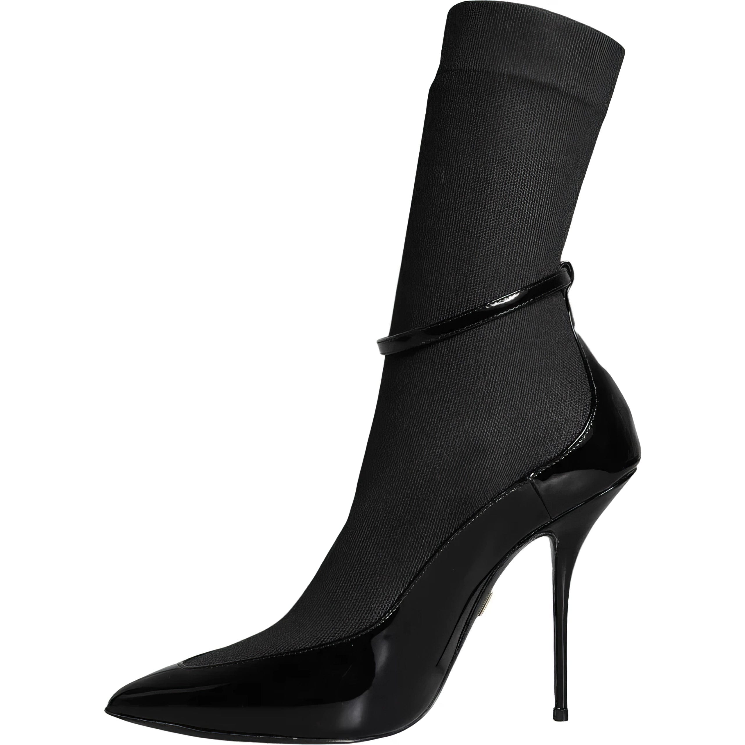 Dolce & Gabbana Leather Ankle Booties