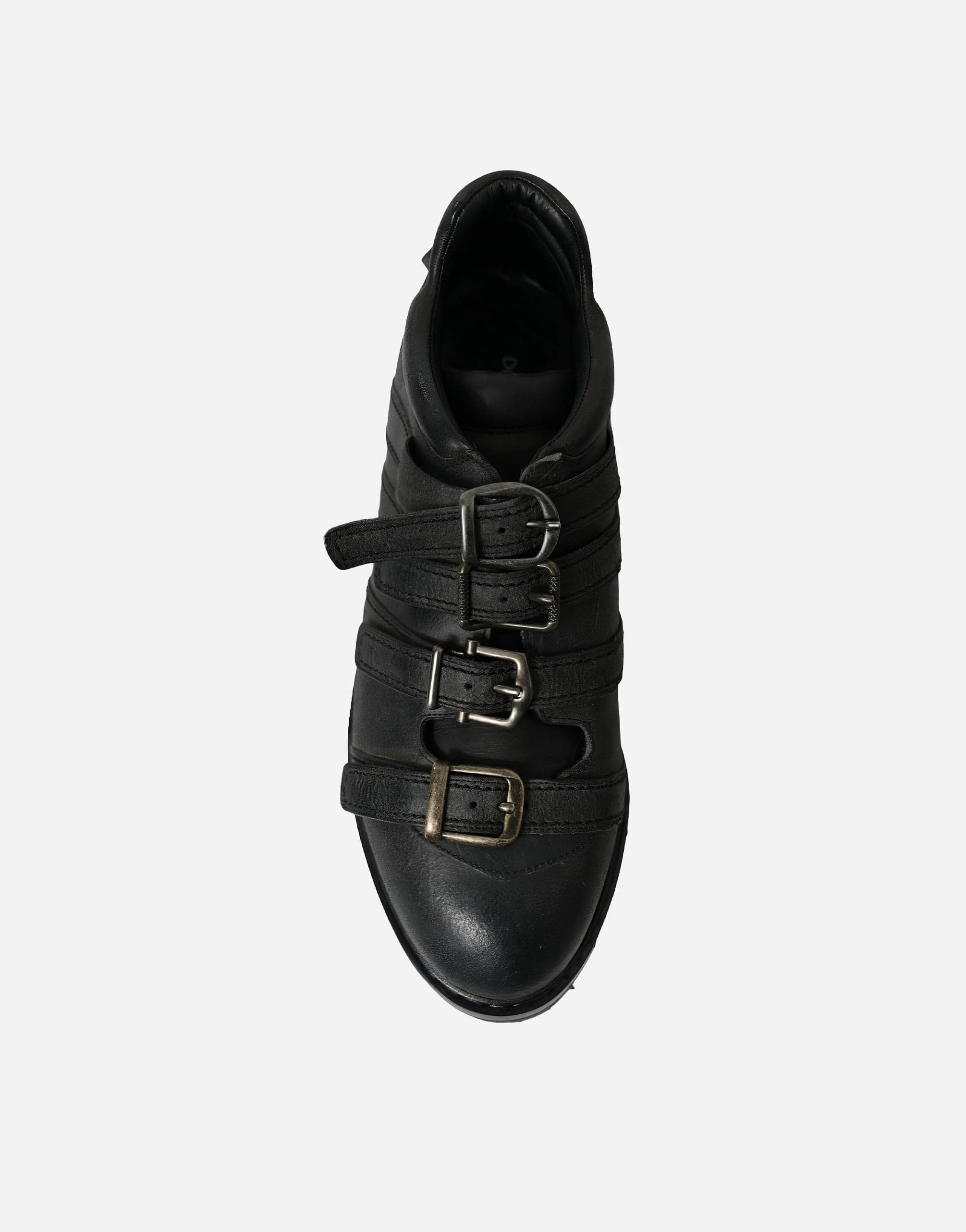 Dolce & Gabbana Leather Boots With Buckles