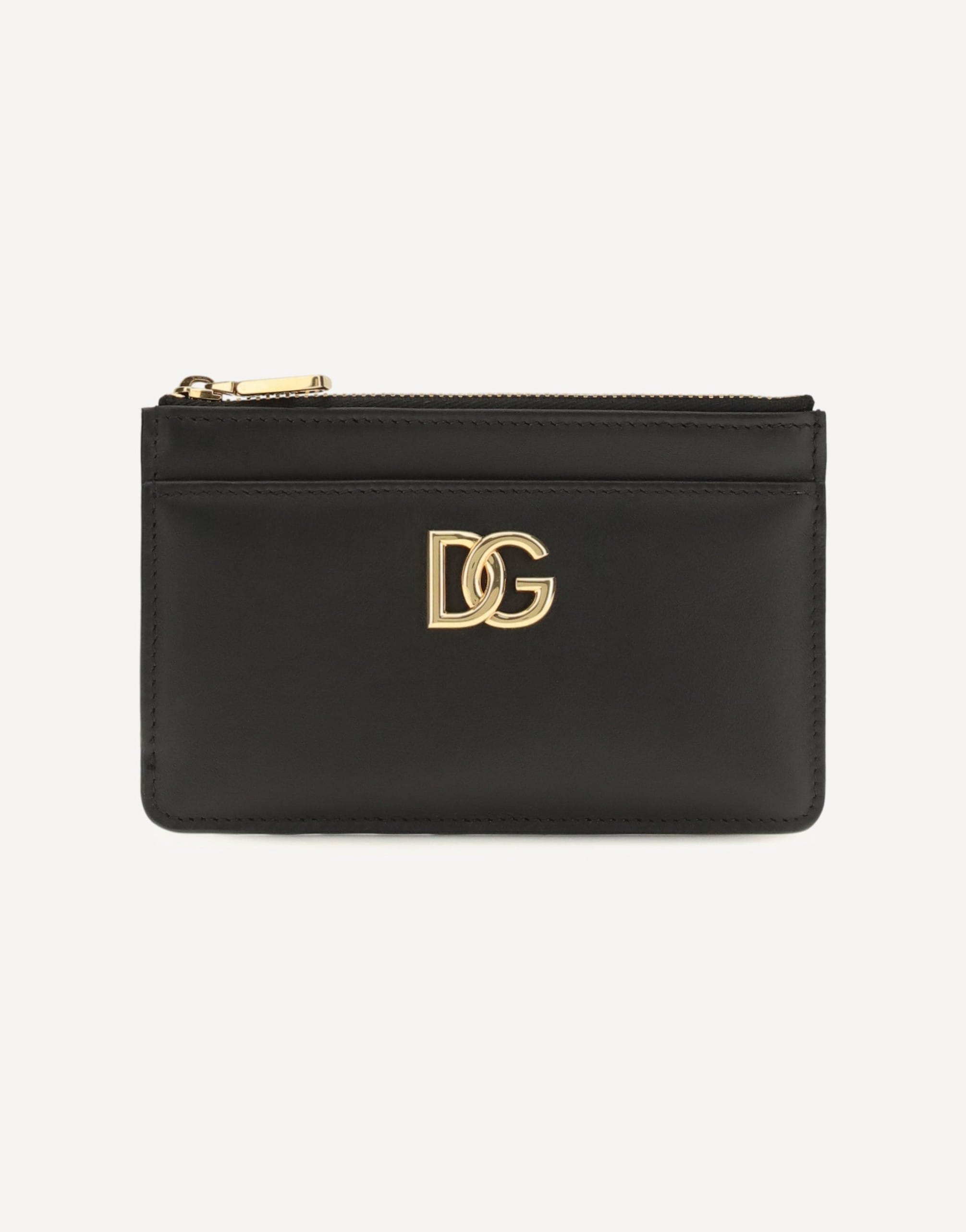 Dolce & Gabbana Dolce & Gabbana Leather Card Holder With Logo