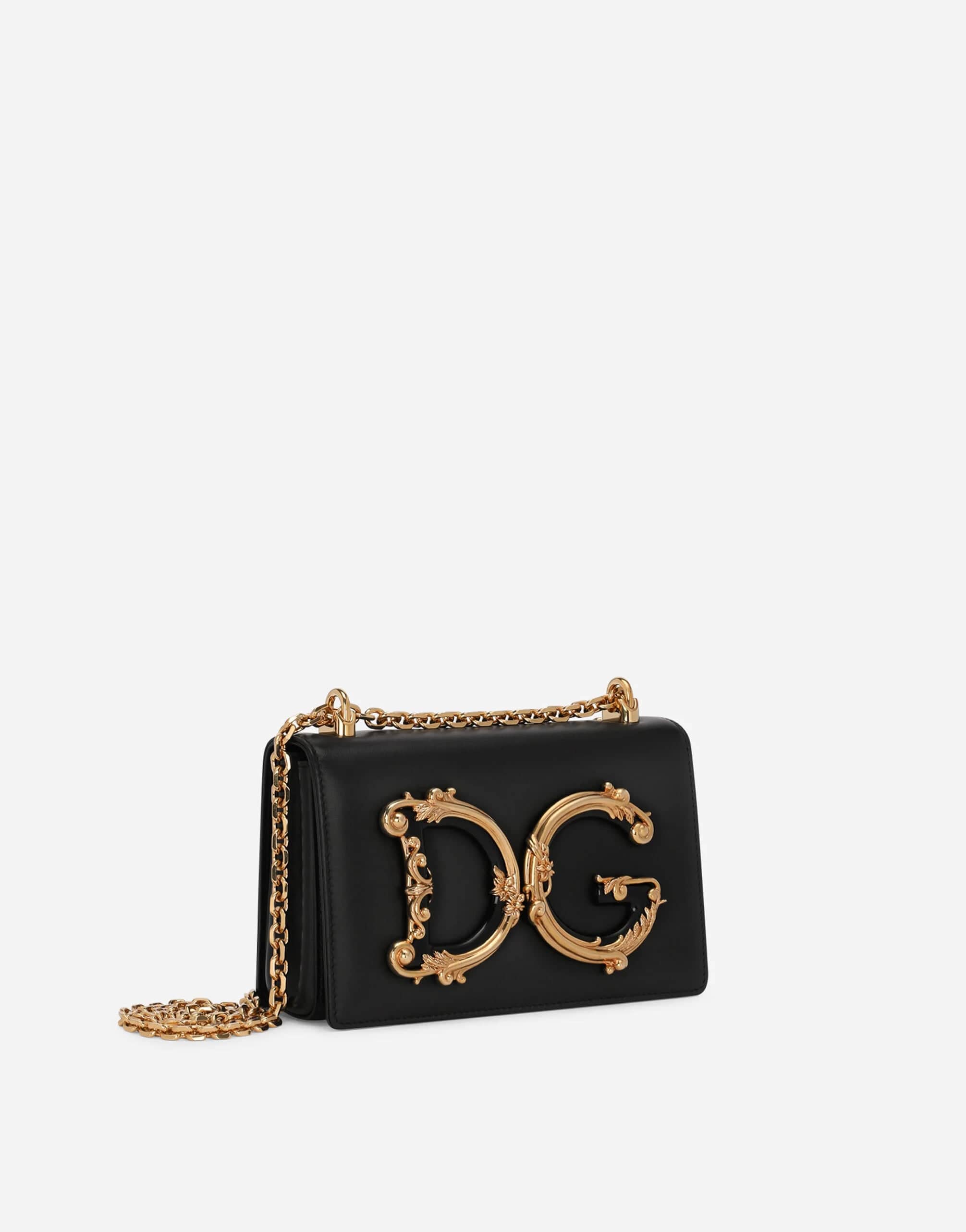 Dolce & Gabbana Leather DG Girls Shoulder Bag