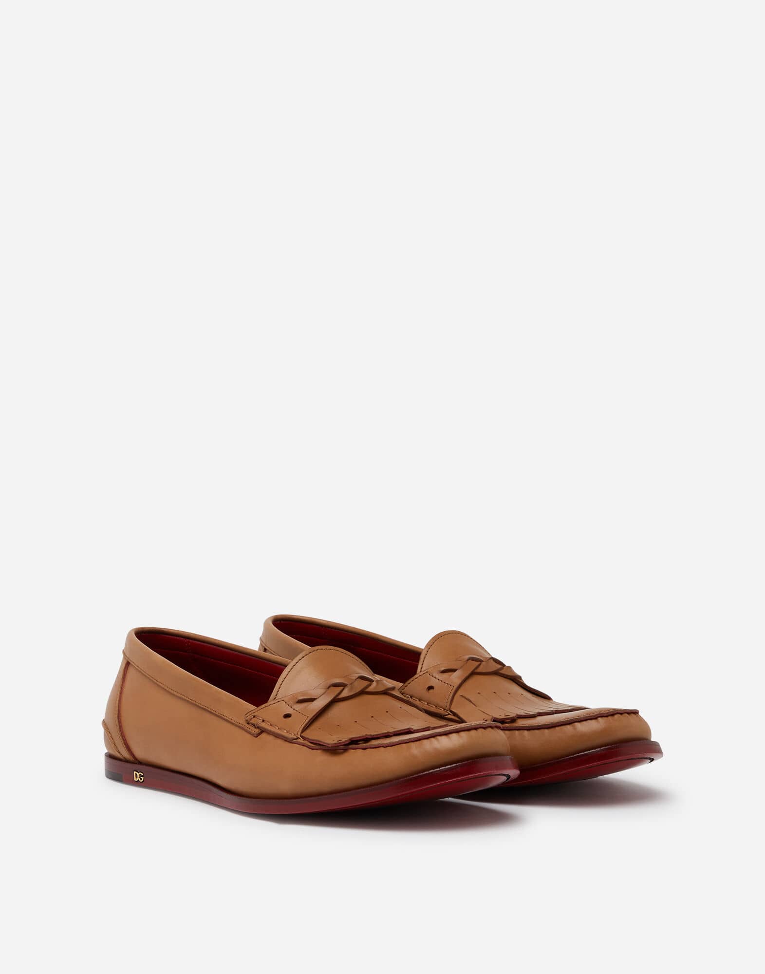 Dolce & Gabbana レザーDGモカシン | Sendegaro JP