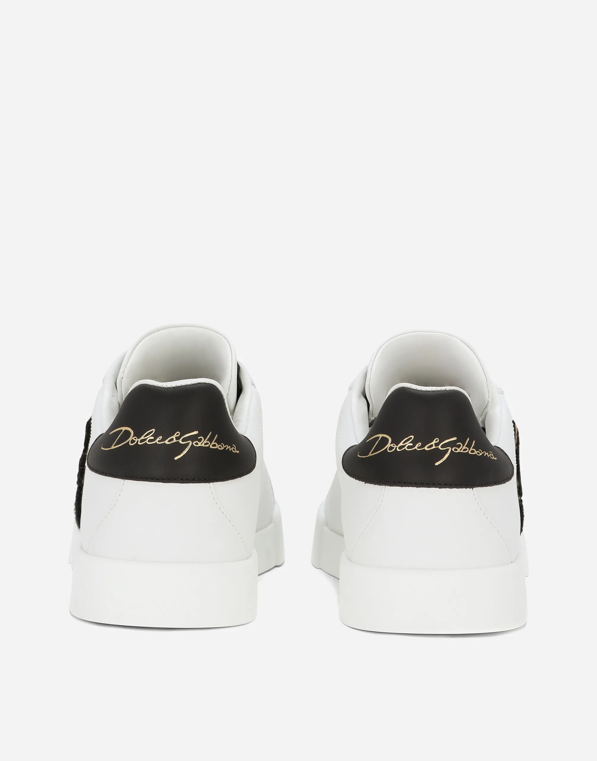 Dolce & Gabbana Dolce & Gabbana Leather DG Patch Portofino Sneakers