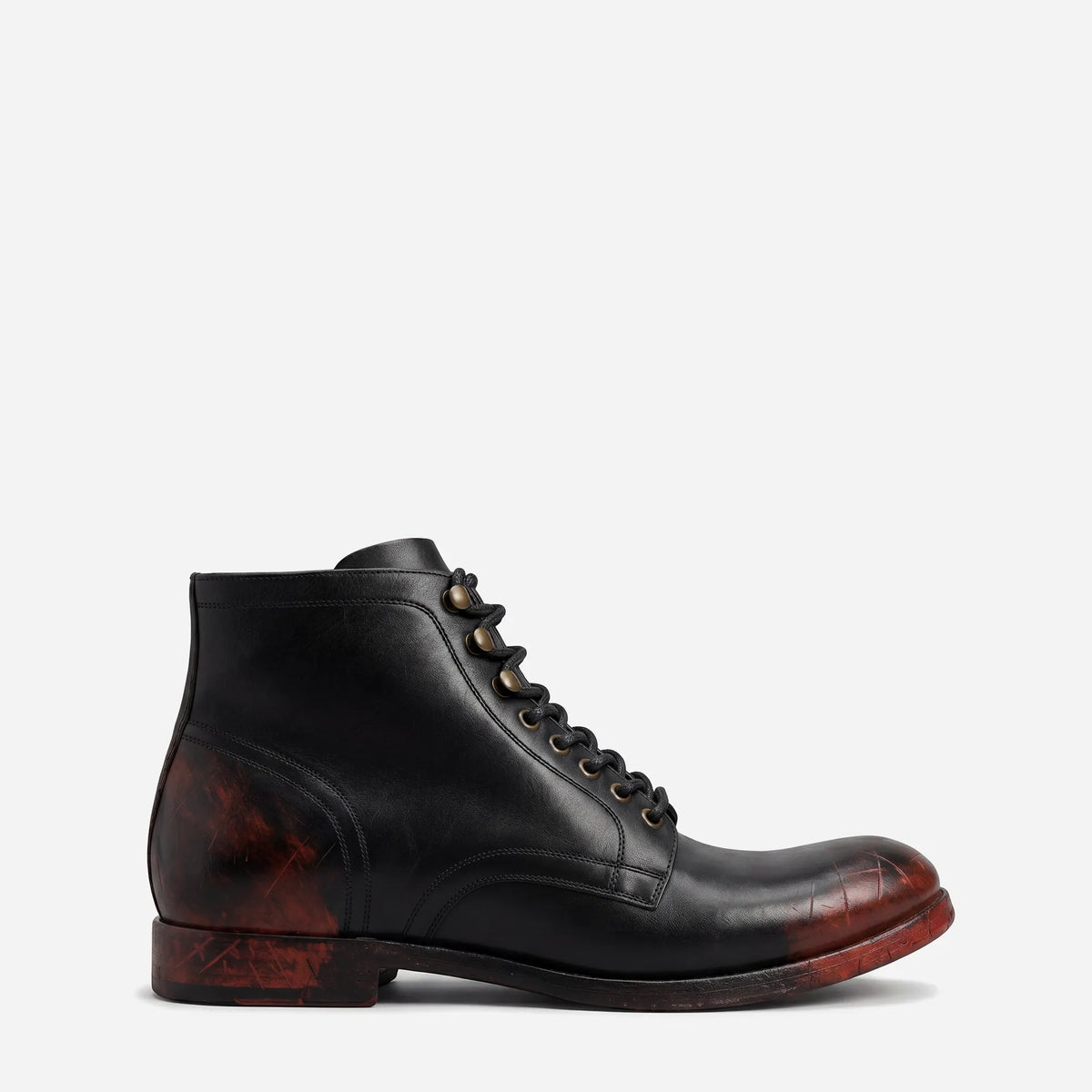 Dolce & Gabbana Leather Lace-Up Ankle Boots | Sendegaro ZA