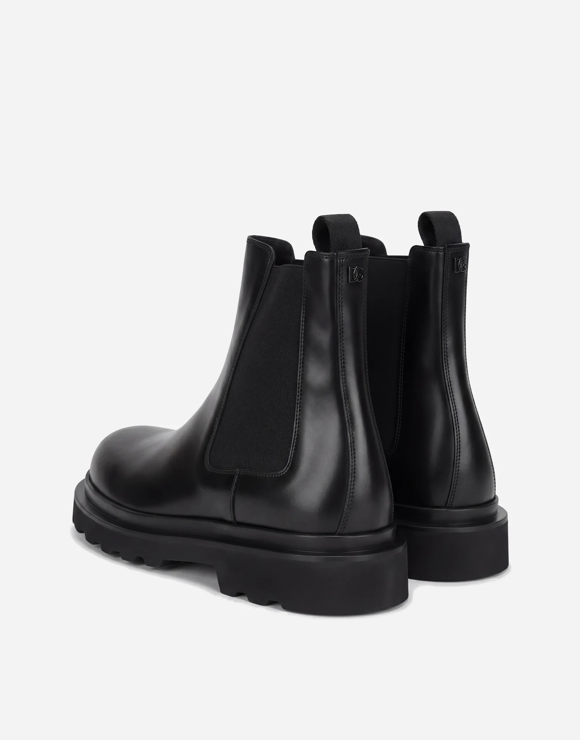Dolce & Gabbana Dolce & Gabbana Leather Lug Sole Chelsea Boots