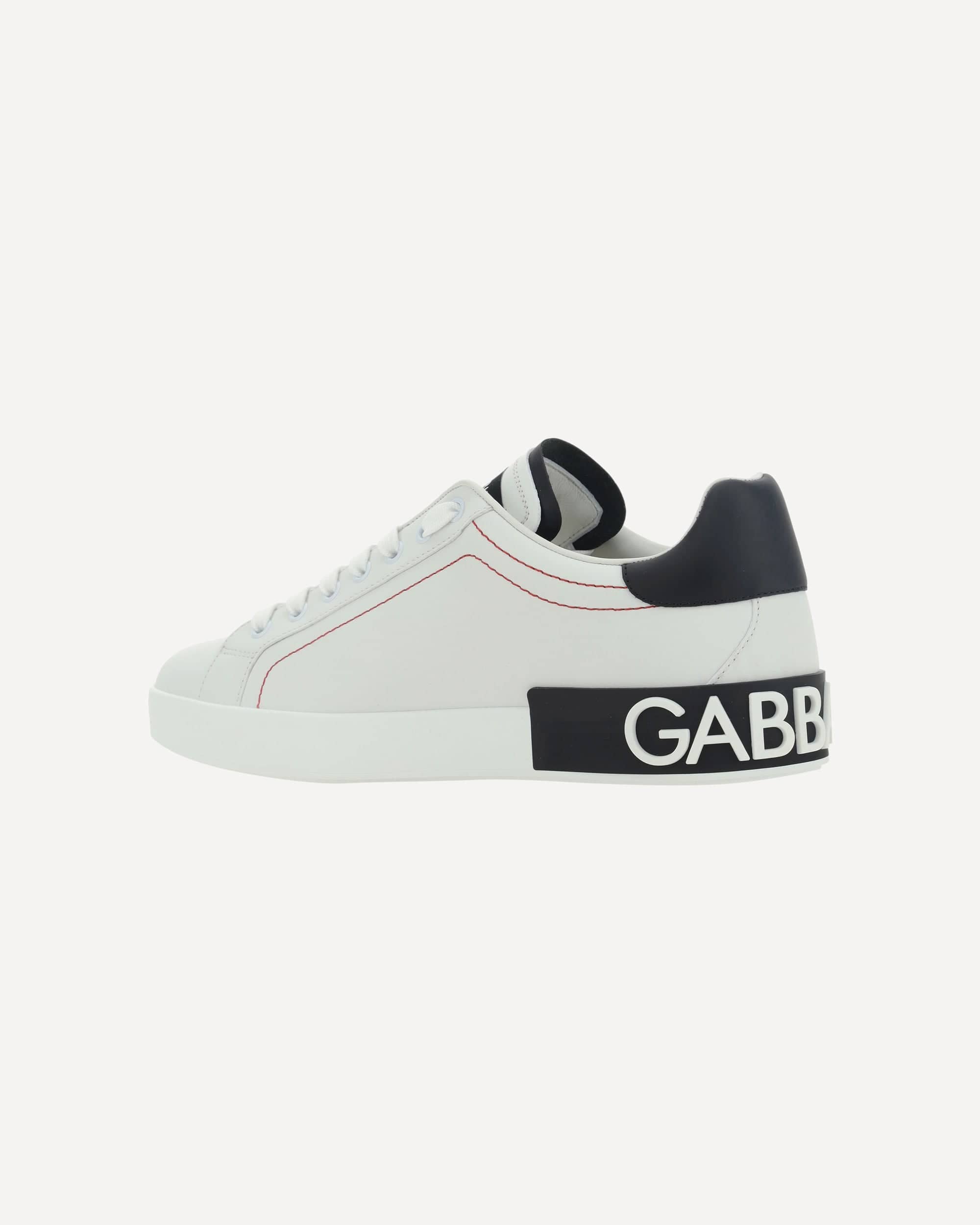 Dolce & Gabbana Dolce & Gabbana Leather Sneakers With Raised Sole