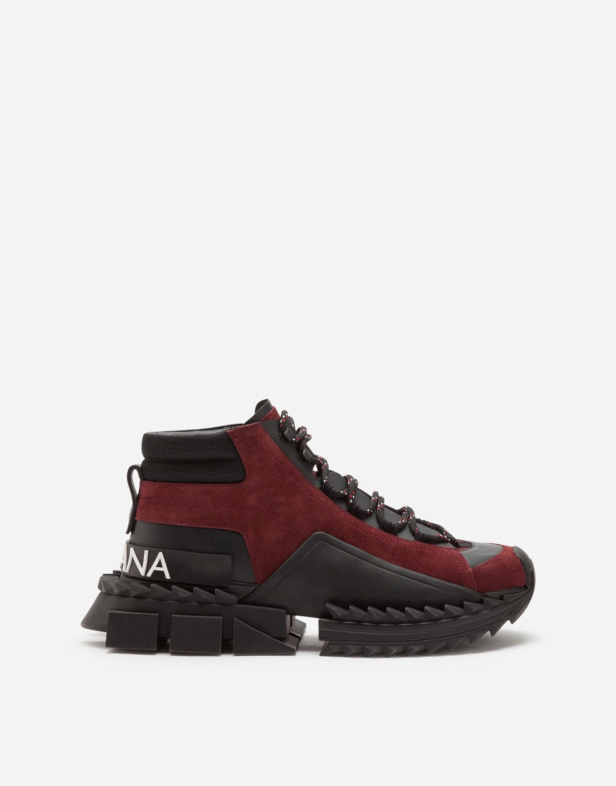 Dolce & Gabbana Leather Super King High-Top Sneakers
