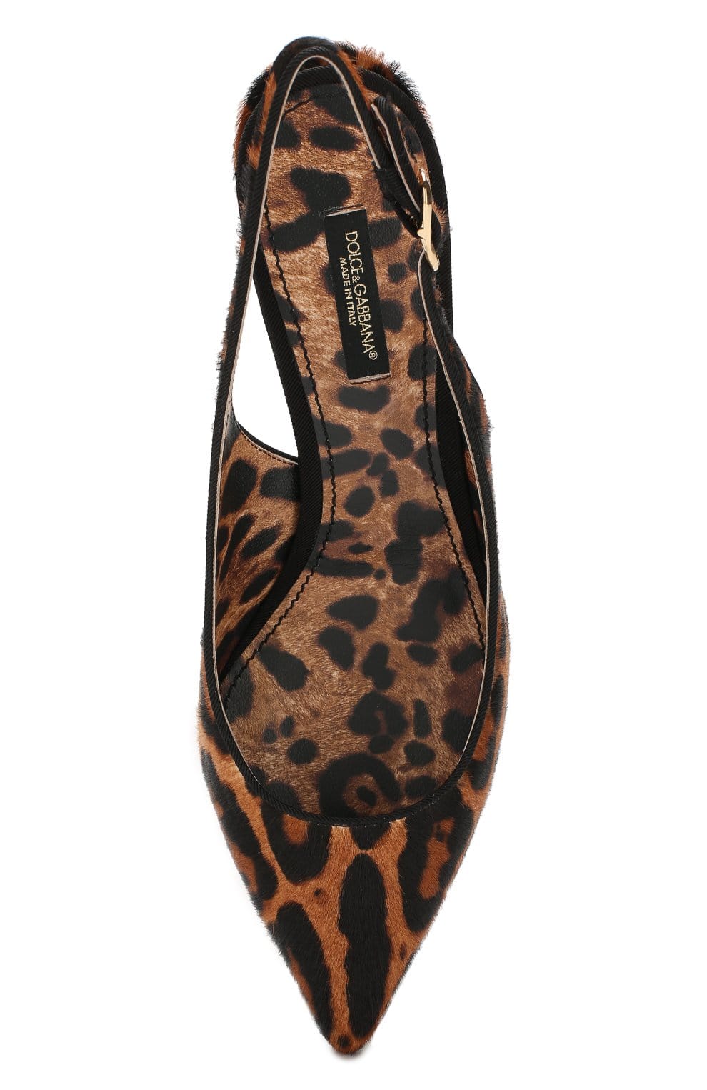 Dolce & Gabbana Leo Print Slingback Pumps