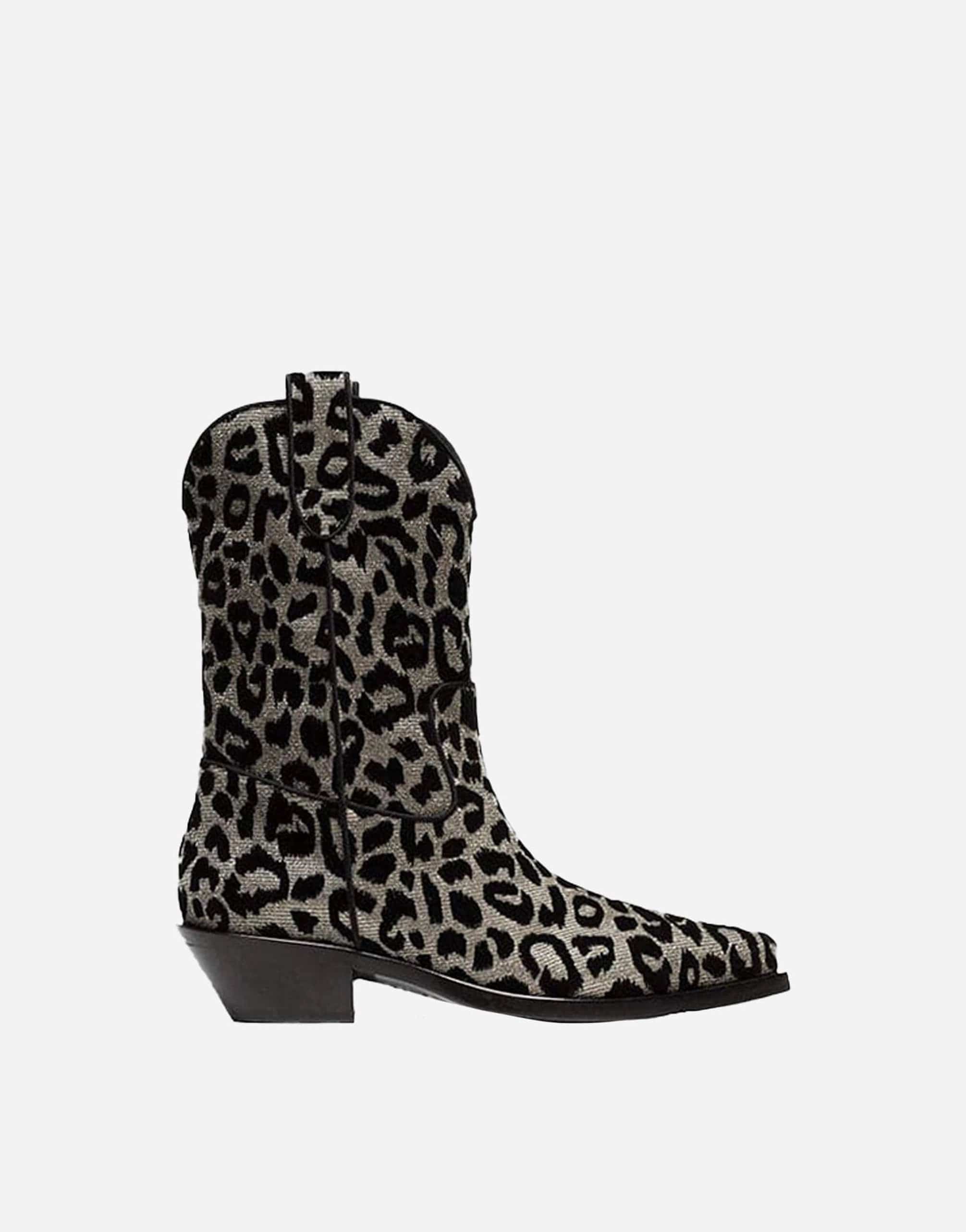 Dolce Gabbana Leopard Cowboy Boots