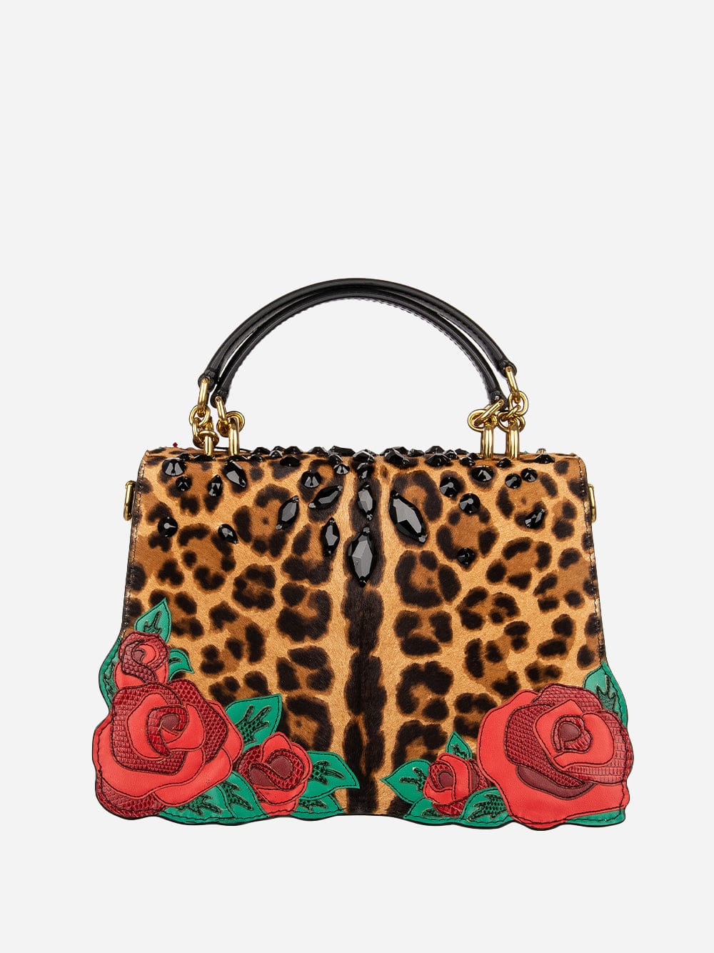 Dolce & Gabbana Leopard Embellished Welcome Tote