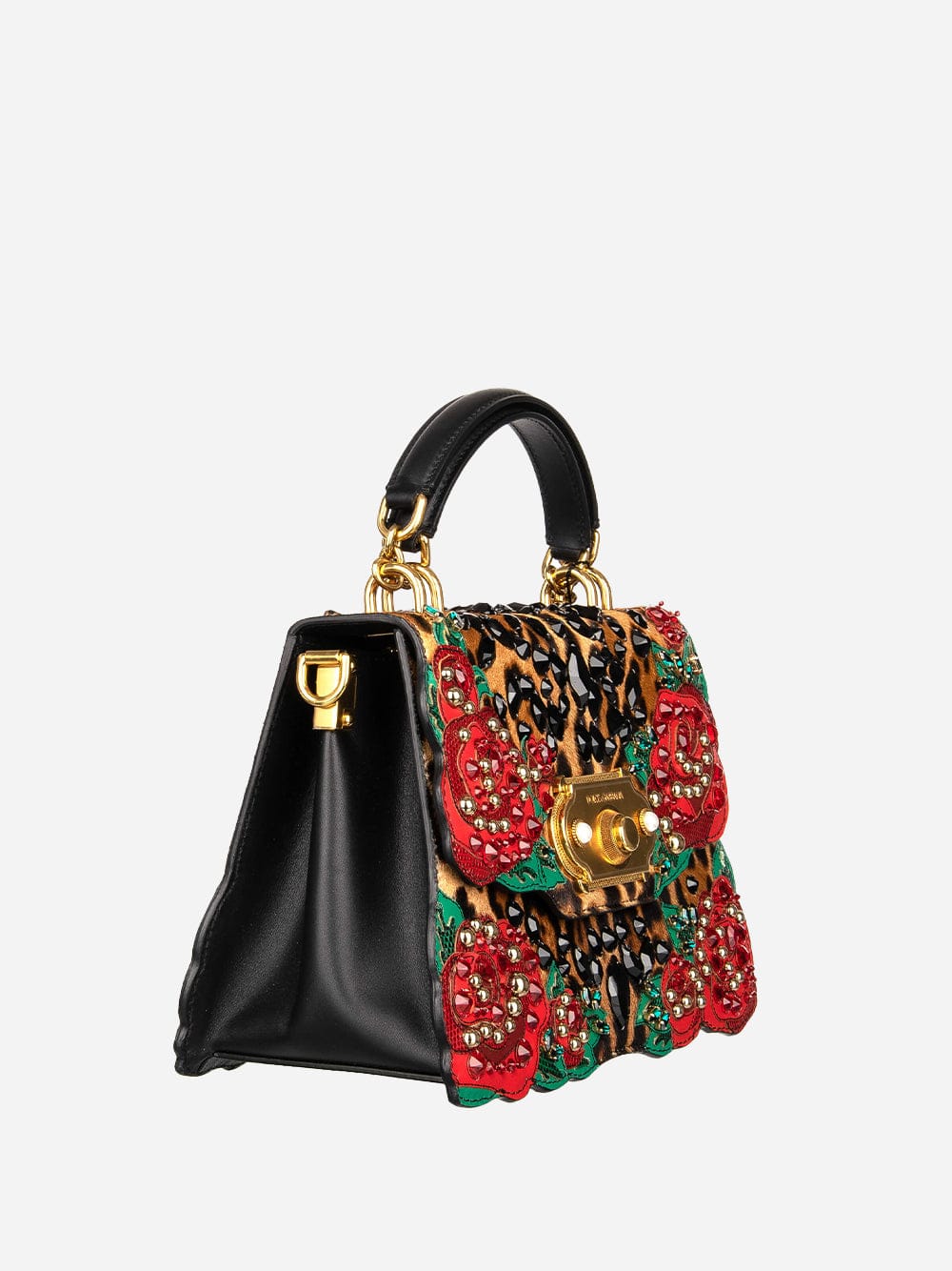 Dolce & Gabbana Leopard Embellished Welcome Tote