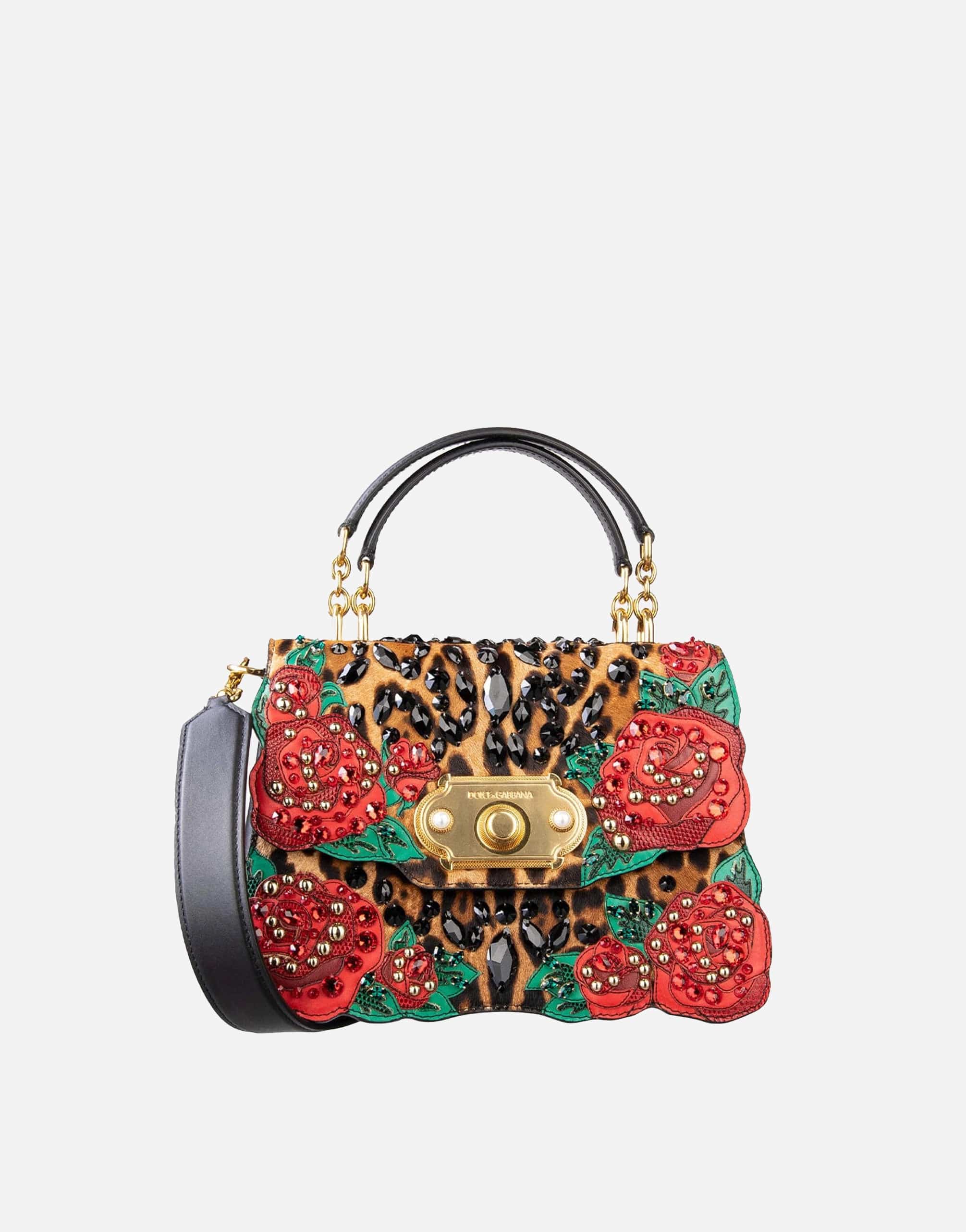 Dolce & Gabbana Leopard Embellished Welcome Tote