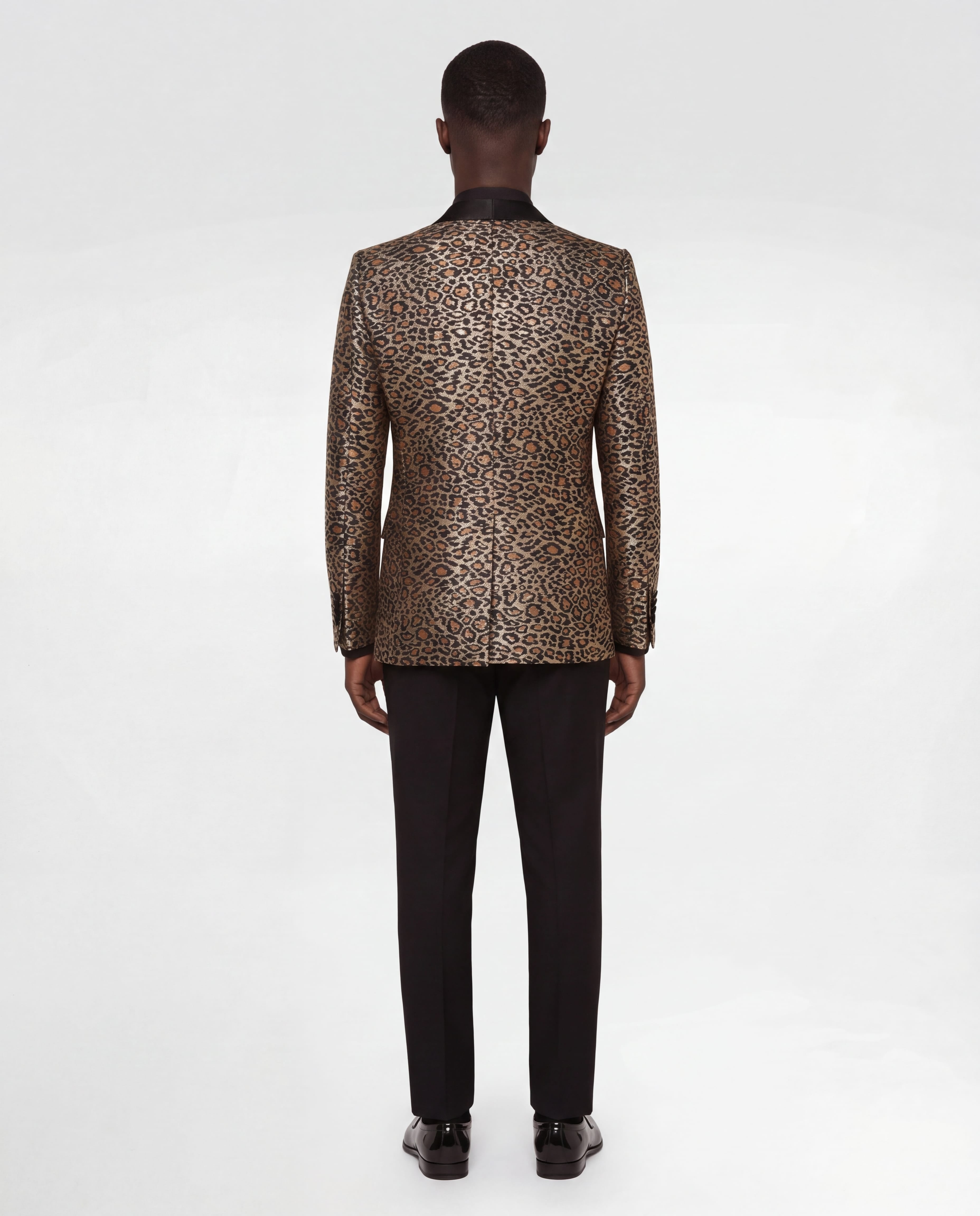 Dolce & Gabbana Dolce & Gabbana Leopard Jacquard Tuxedo Blazer