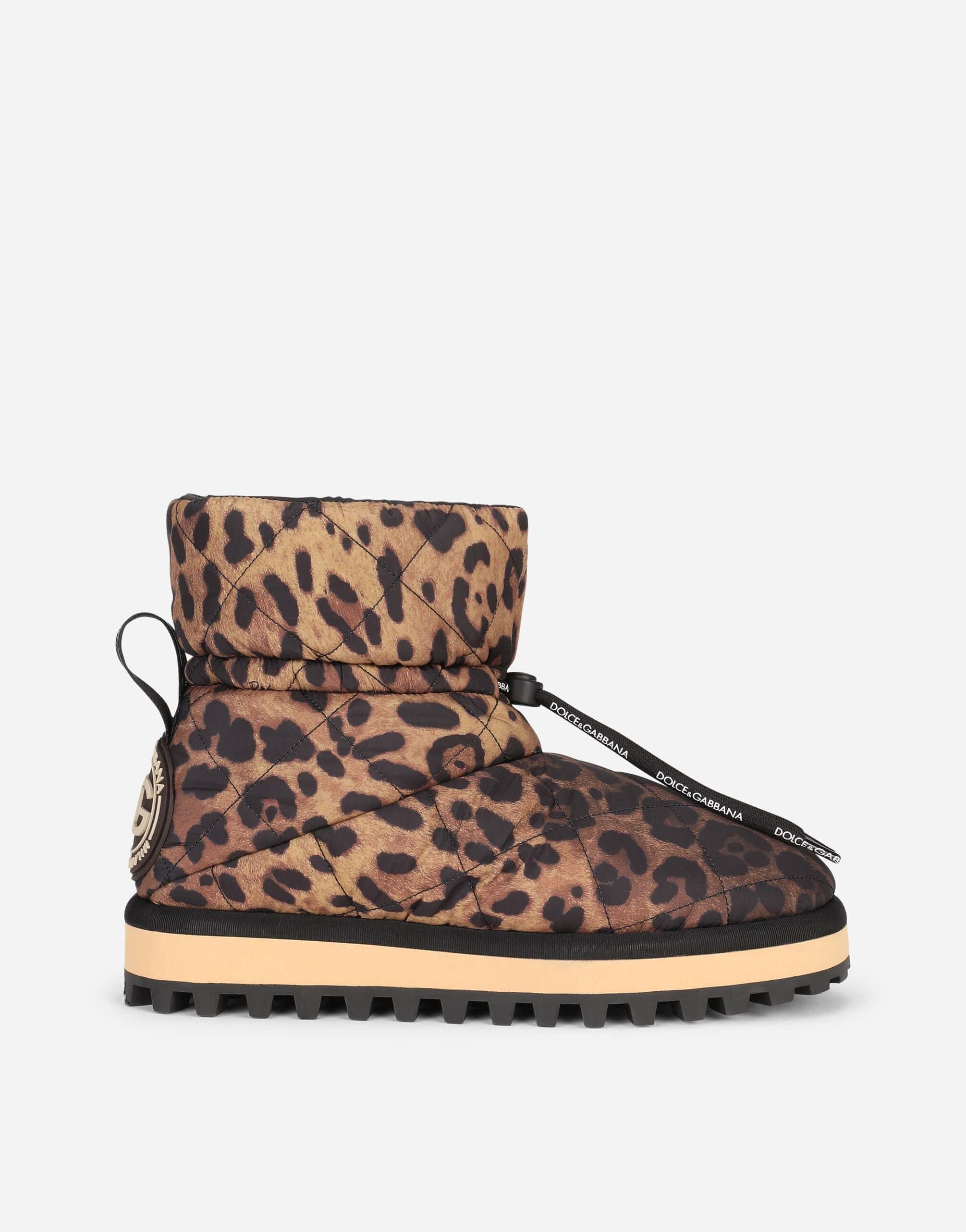 Dolce & Gabbana Leopard-Print Ankle Boots