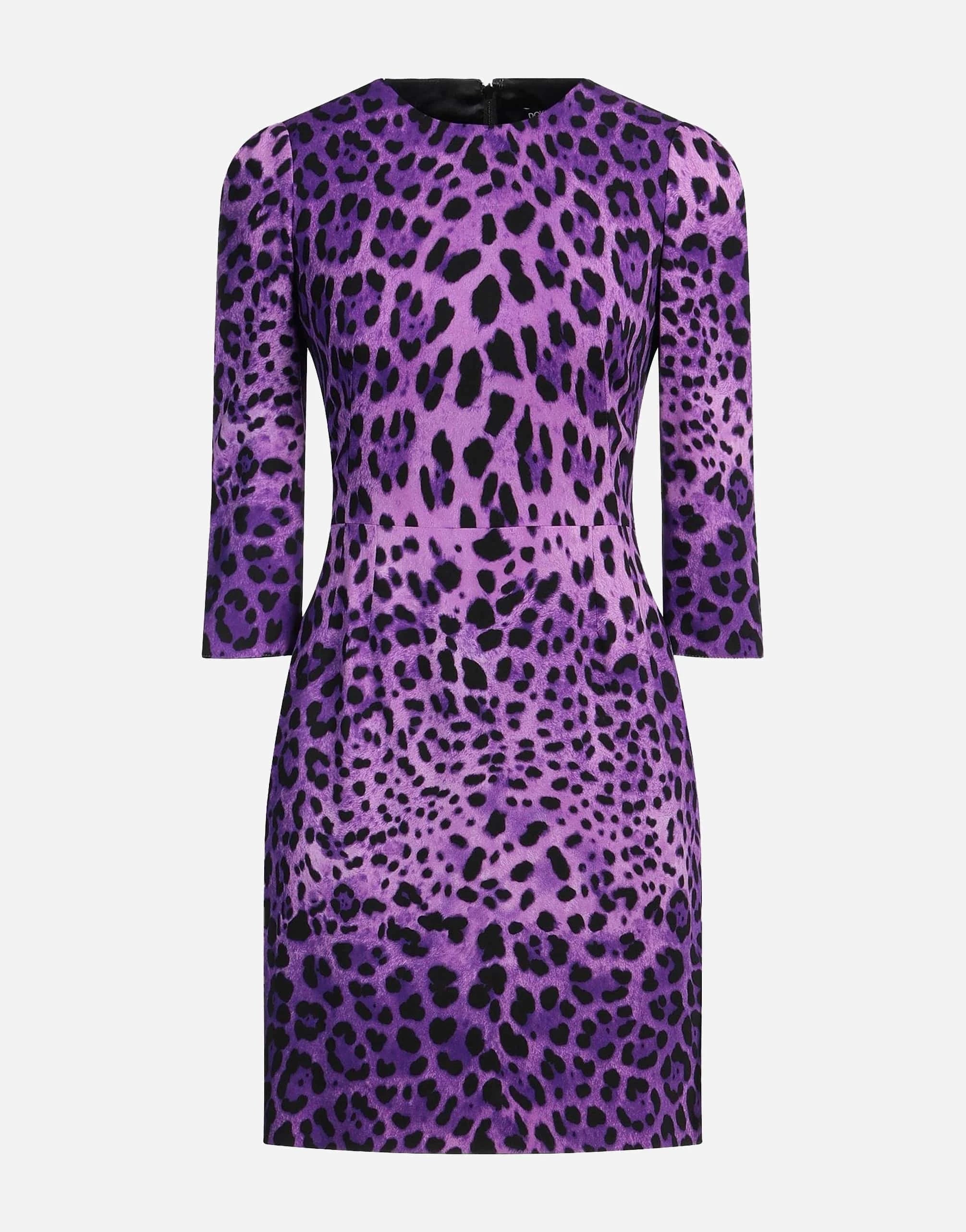 Dolce & Gabbana Leopard-Print Bodycon Minidress