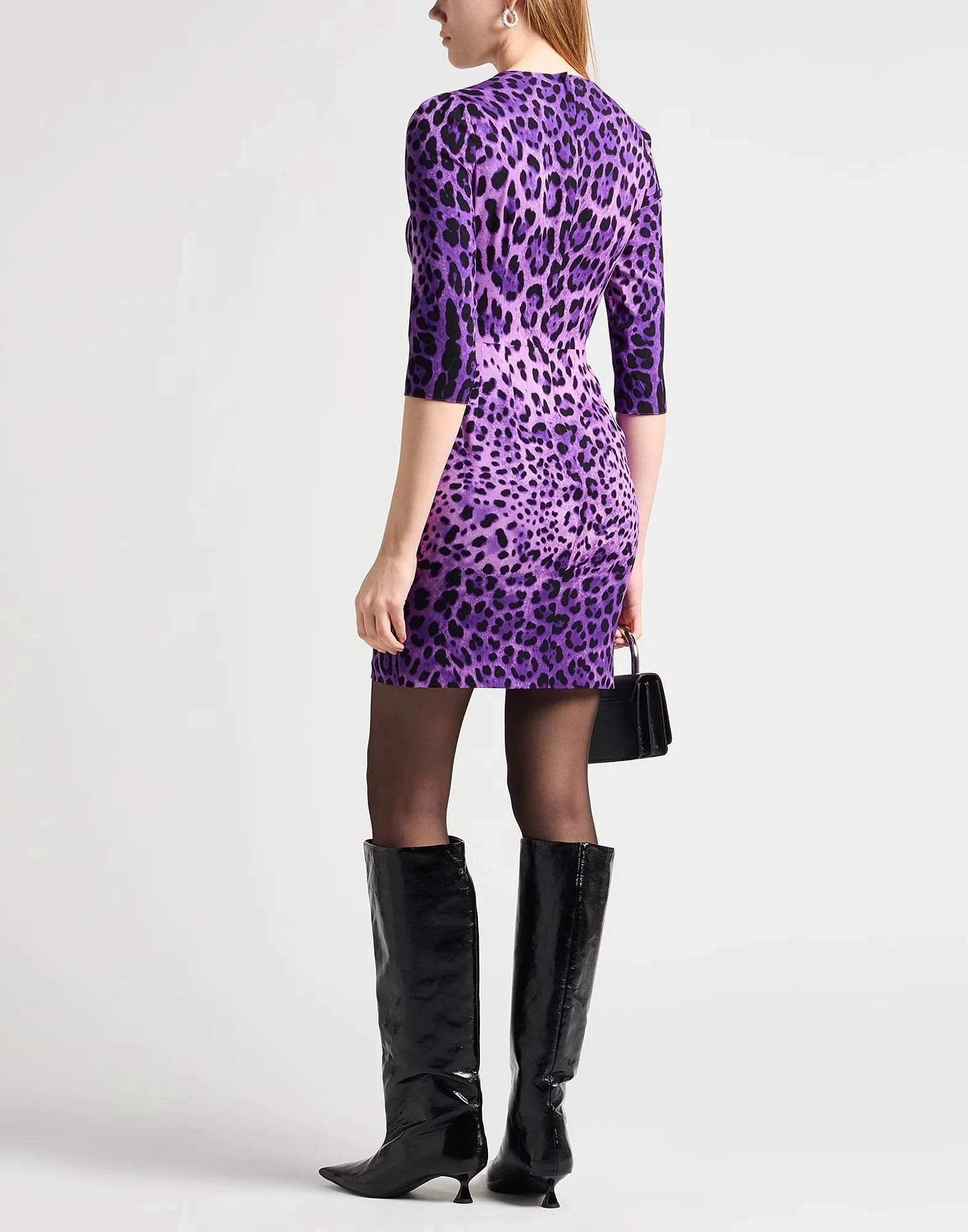 Dolce & Gabbana Leopard-Print Bodycon Minidress