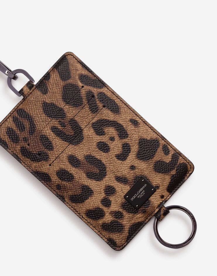 Dolce & Gabbana Leopard-Print Cardholder