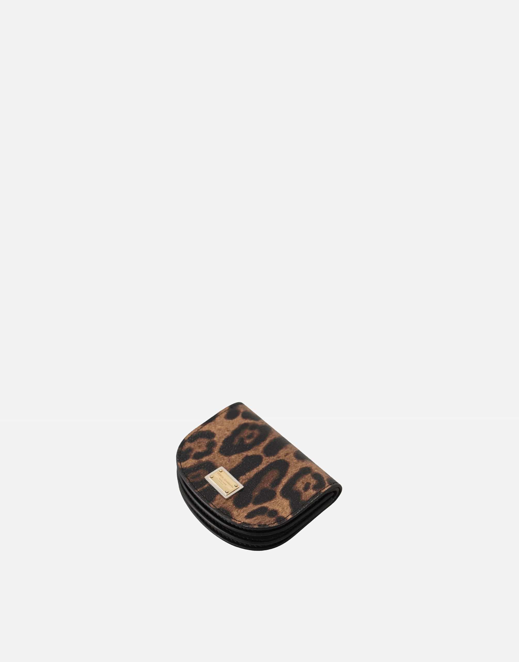 Dolce & Gabbana Leopard-Print Coin Holder