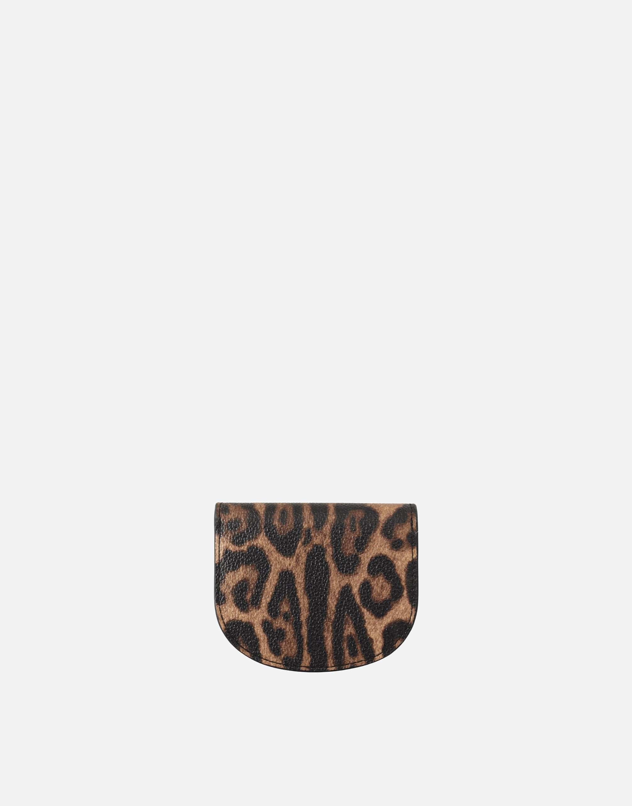 Dolce & Gabbana Leopard-Print Coin Holder