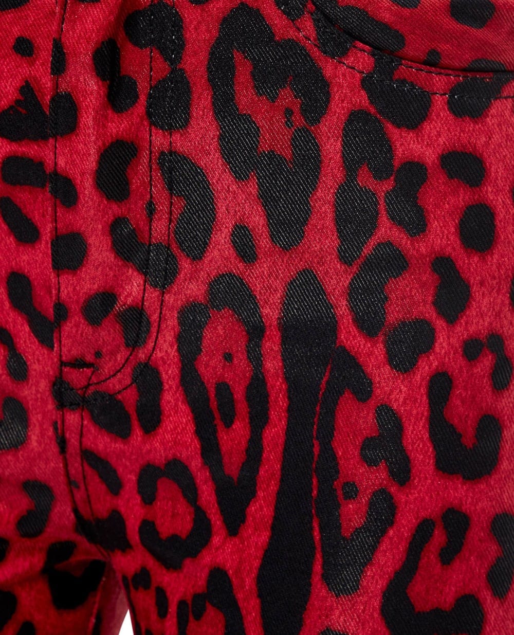 Dolce & Gabbana Dolce & Gabbana Leopard-Print Drill Jeans