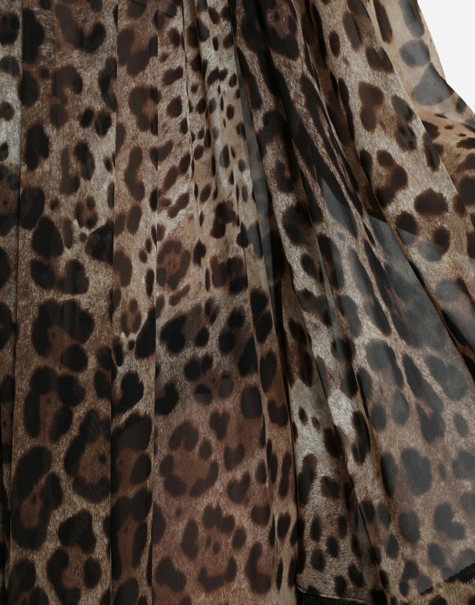 Dolce & Gabbana Leopard-Print Silk Kaftan