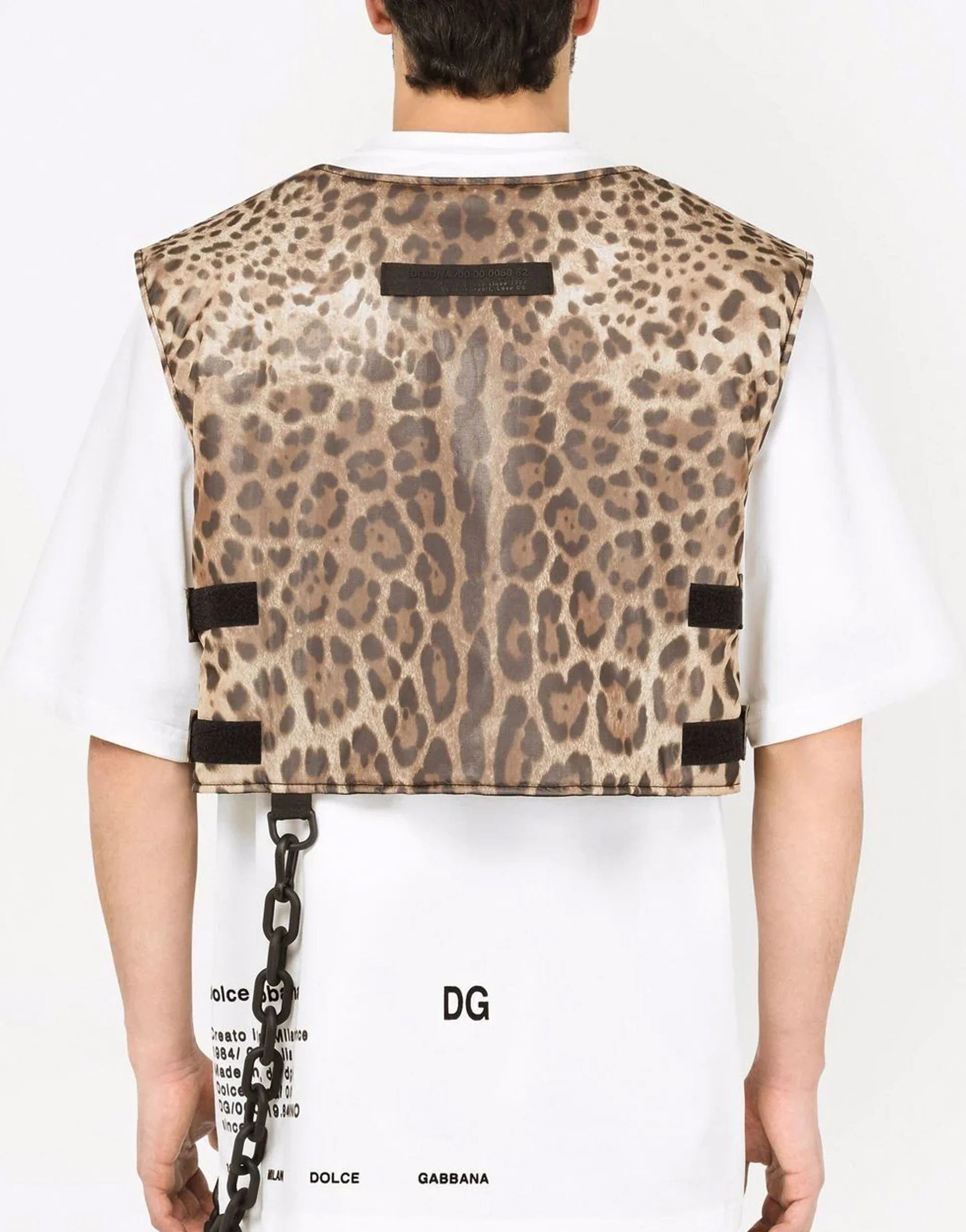 Dolce & Gabbana Leopard-Print Silk Vest