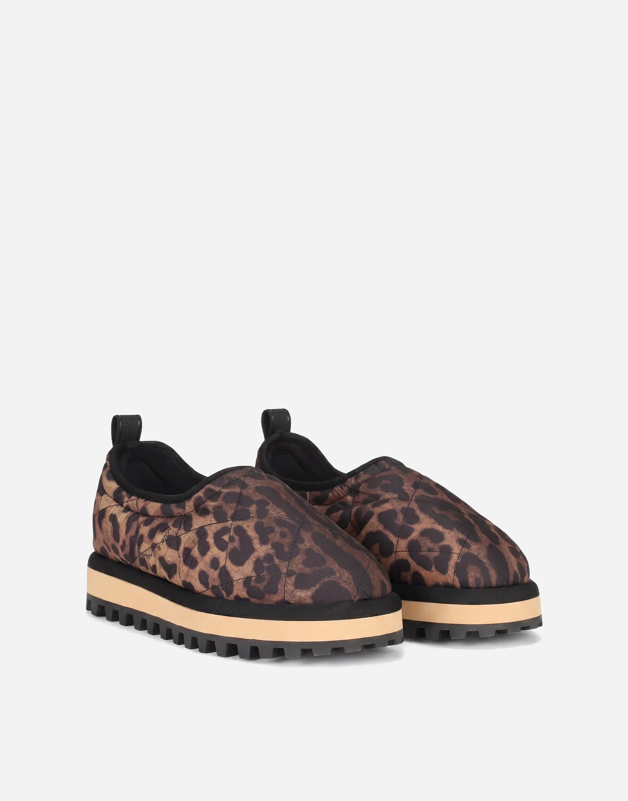 Dolce & Gabbana Dolce & Gabbana Leopard-Print Slip-Ons