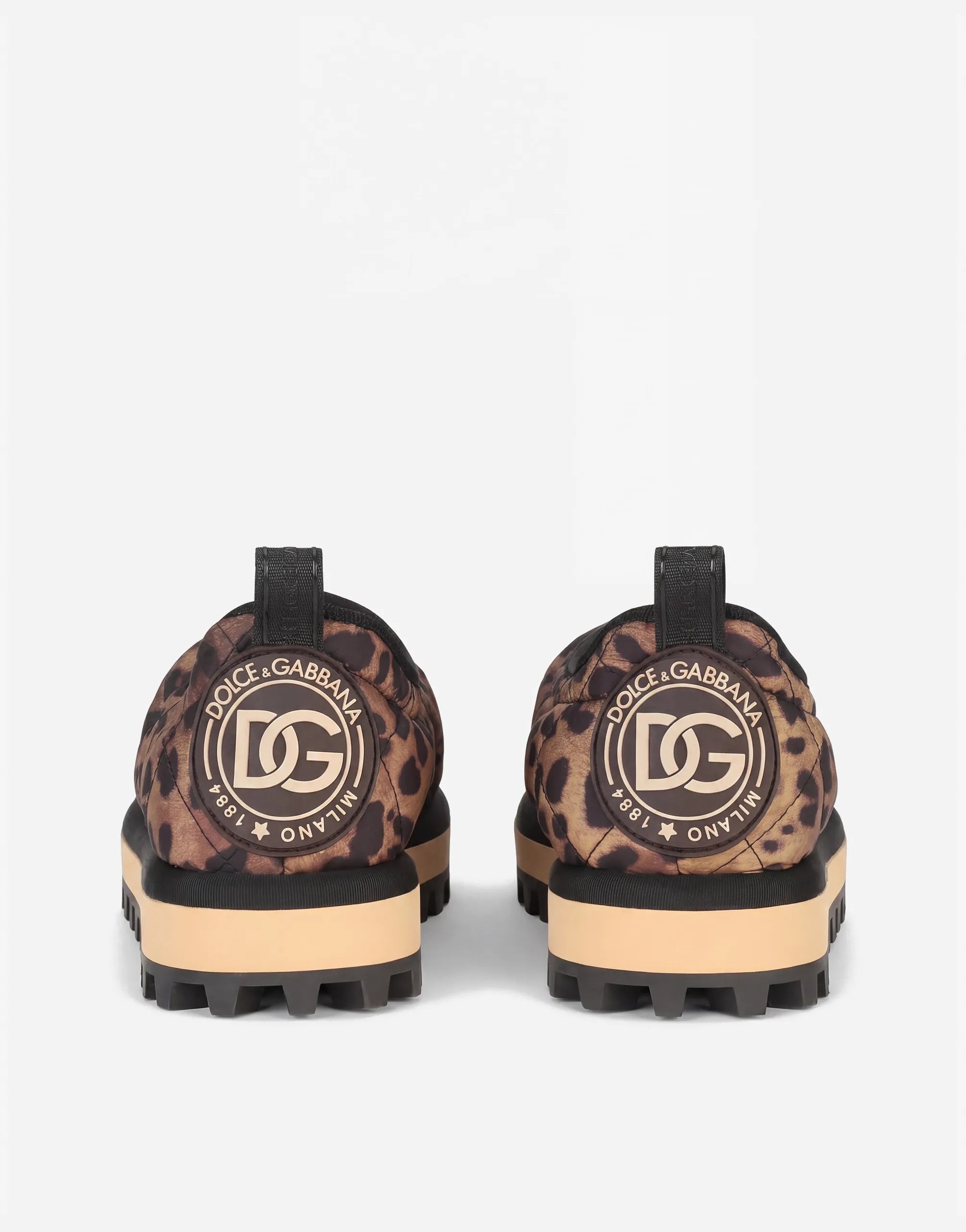 Dolce & Gabbana Dolce & Gabbana Leopard-Print Slip-Ons