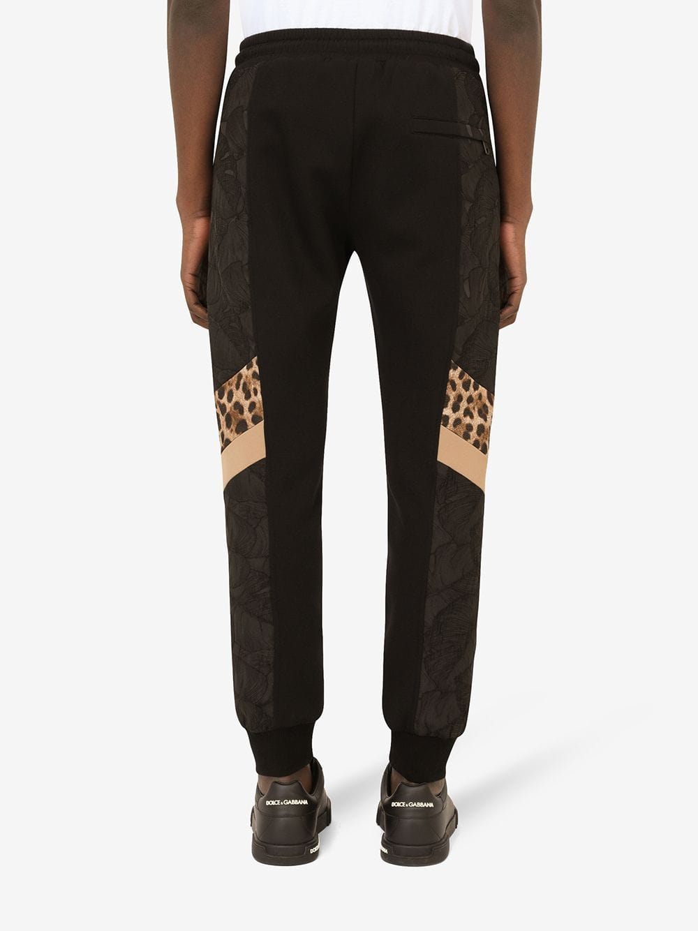 Leopard Print Track Pants