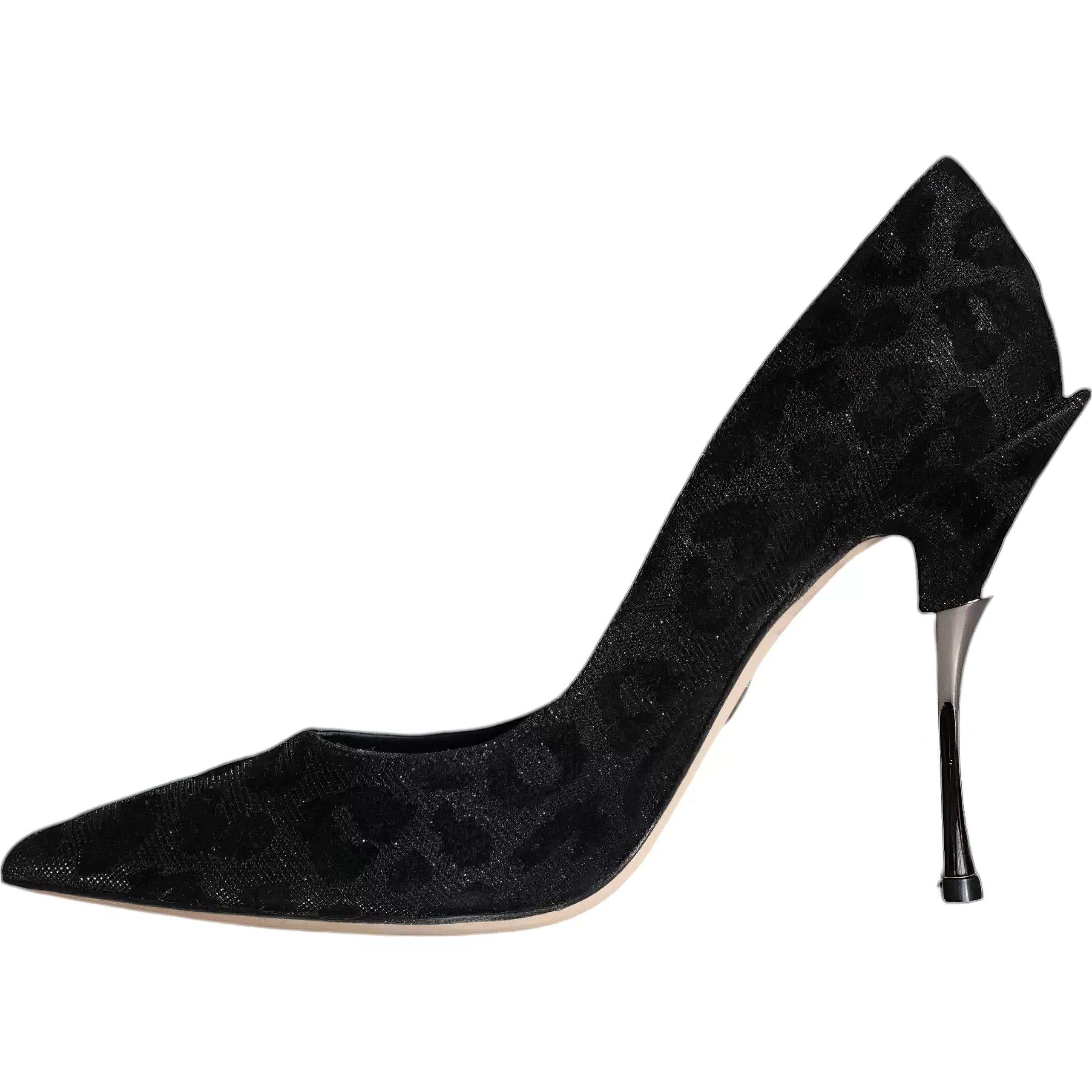 Dolce & Gabbana Leopard Pumps With Lurex Heels