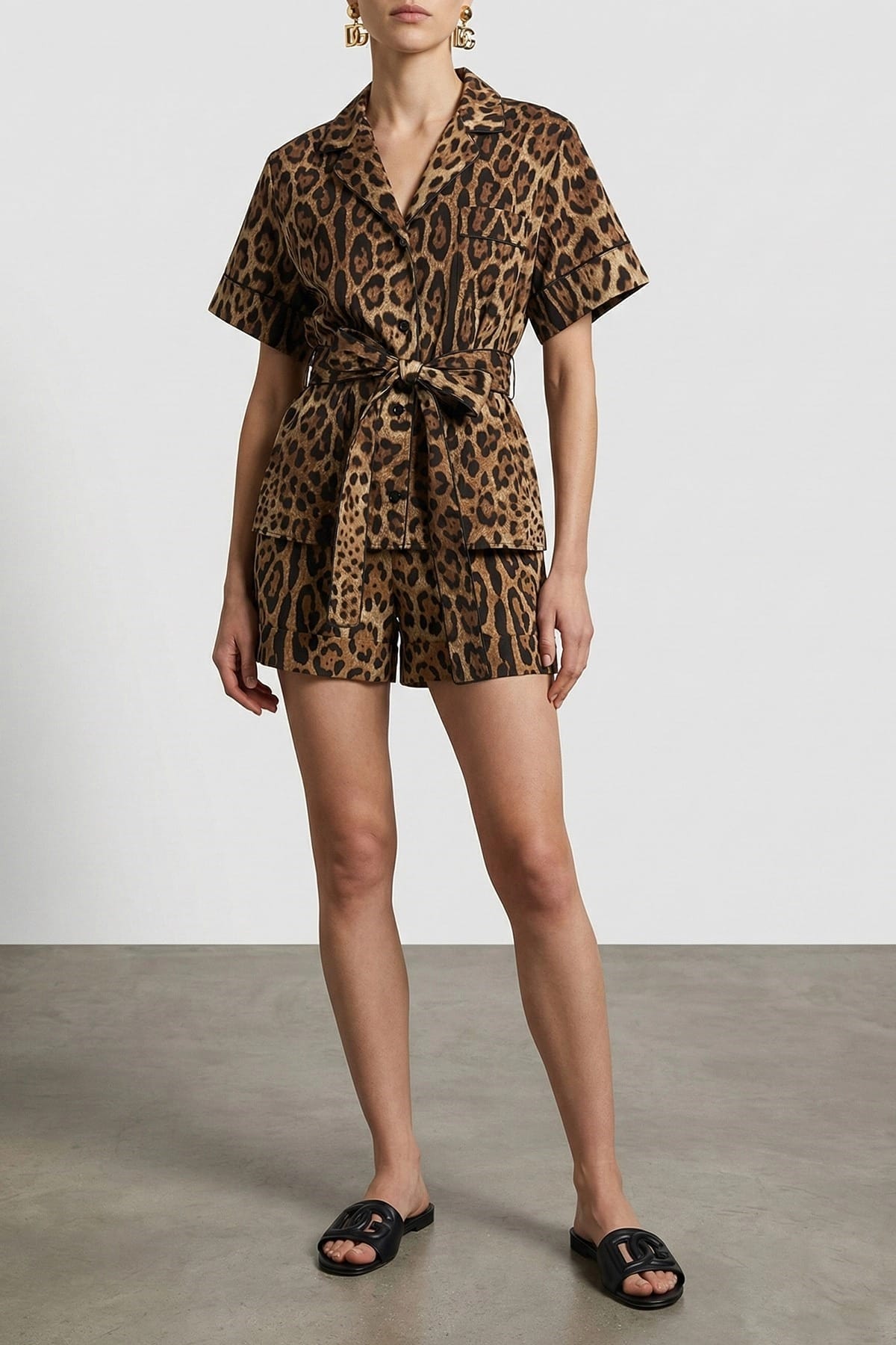Dolce & Gabbana Dolce & Gabbana Leopard Silk Shirt