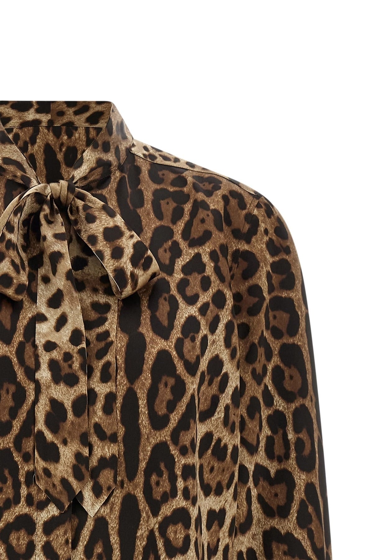 Dolce & Gabbana Dolce & Gabbana Leopardo Print Satin Shirt