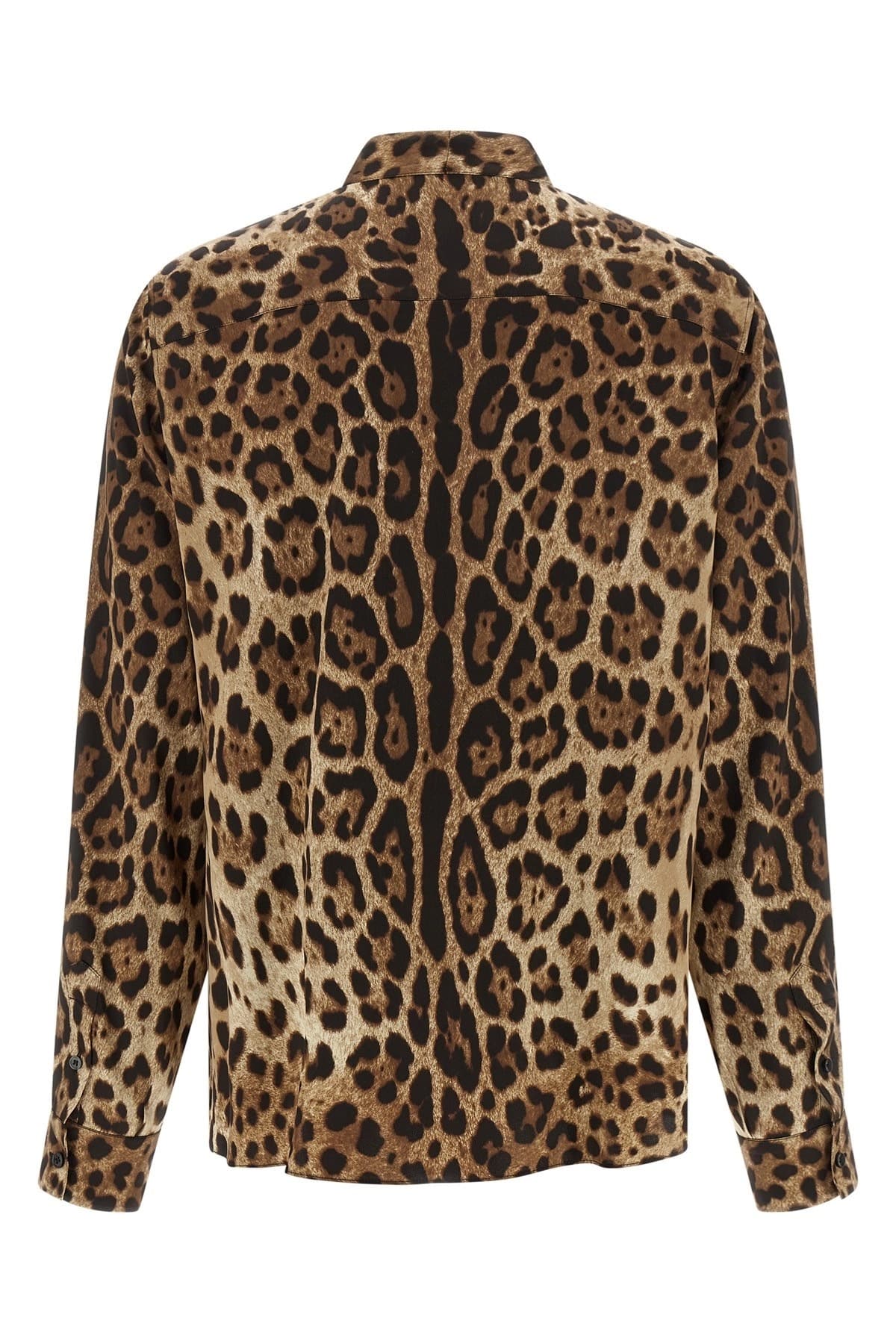 Dolce & Gabbana Dolce & Gabbana Leopardo Print Satin Shirt