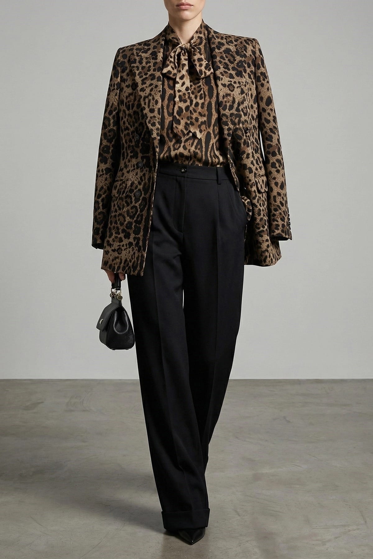 Dolce & Gabbana Luipaardprint Satijnen Overhemd - alternate view