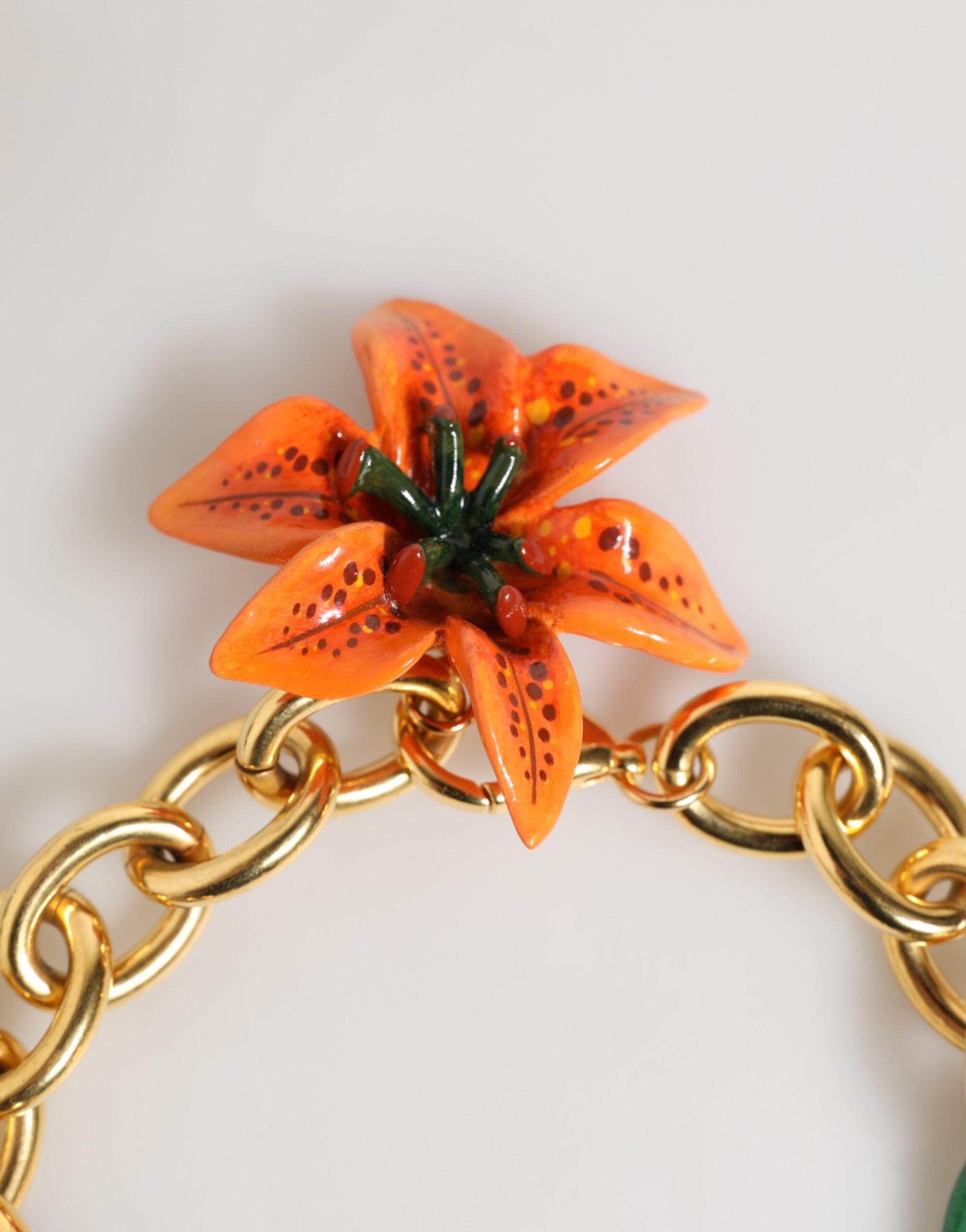Dolce & Gabbana Lily-Embellished Necklace