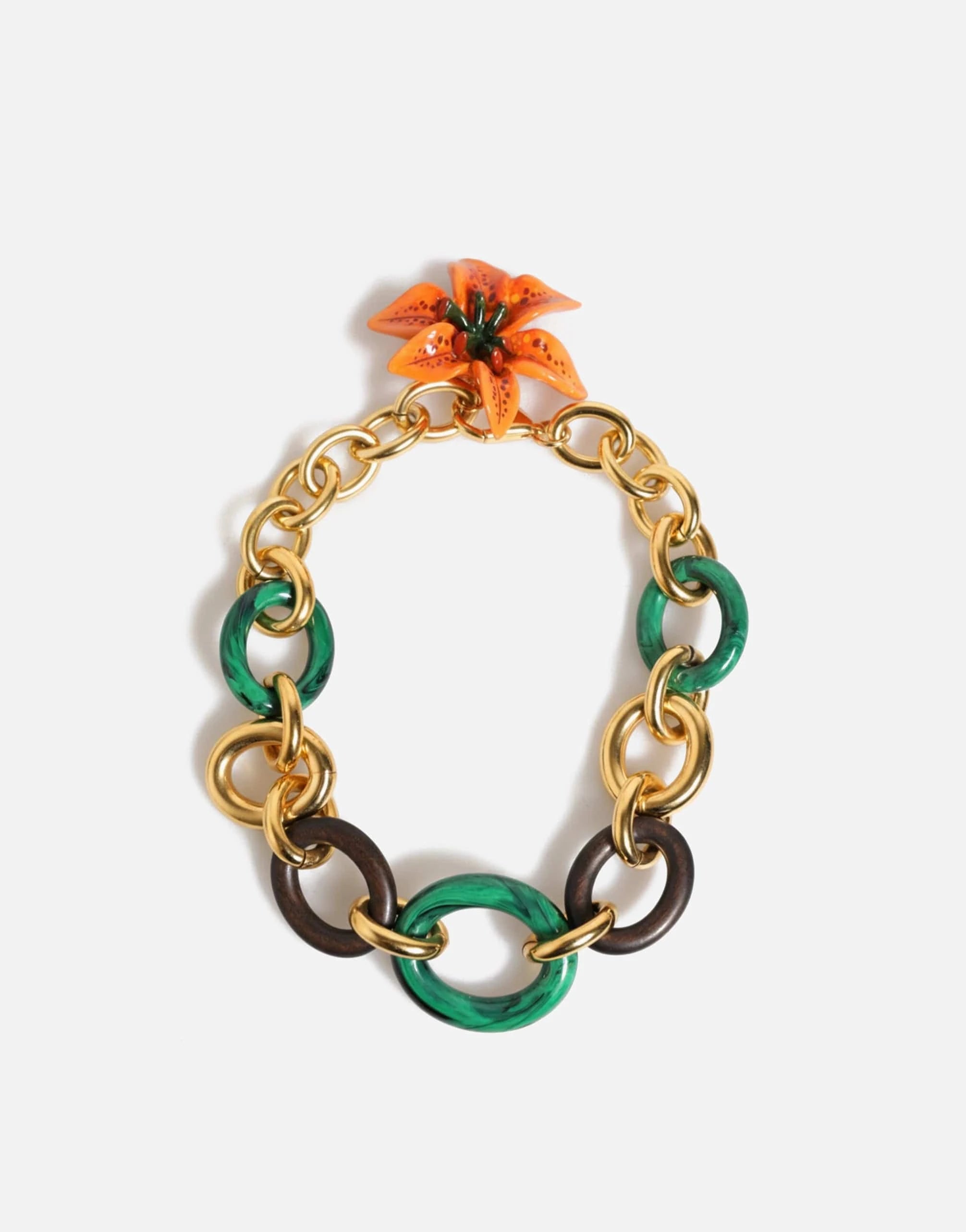 Dolce & Gabbana Lily-Embellished Necklace