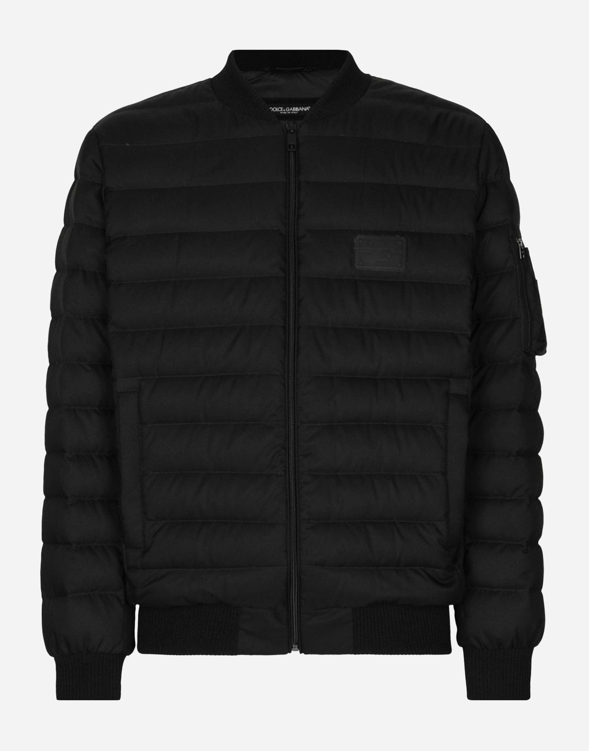 Dolce & Gabbana Logo-Appliqué Puffer Jacket