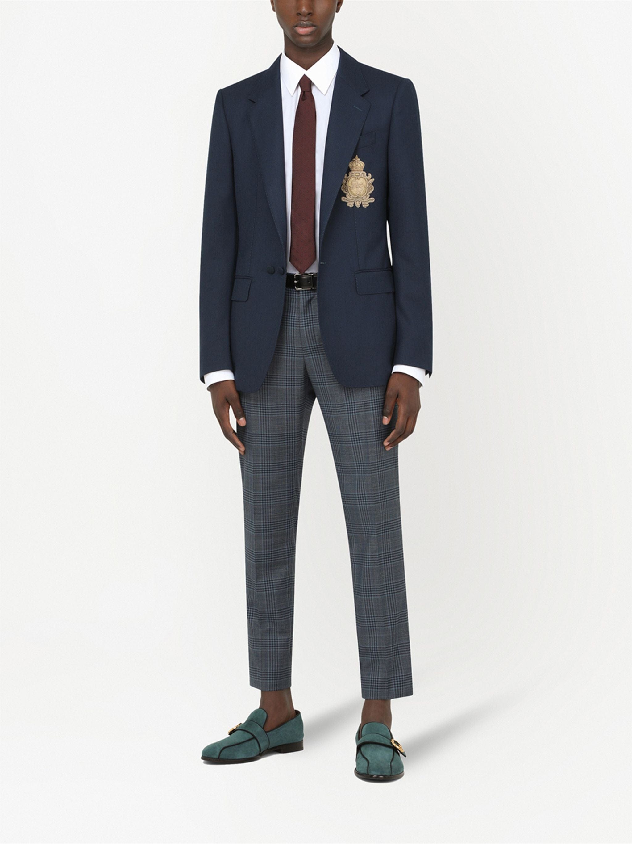 Dolce & Gabbana Logo-Badge Blazer