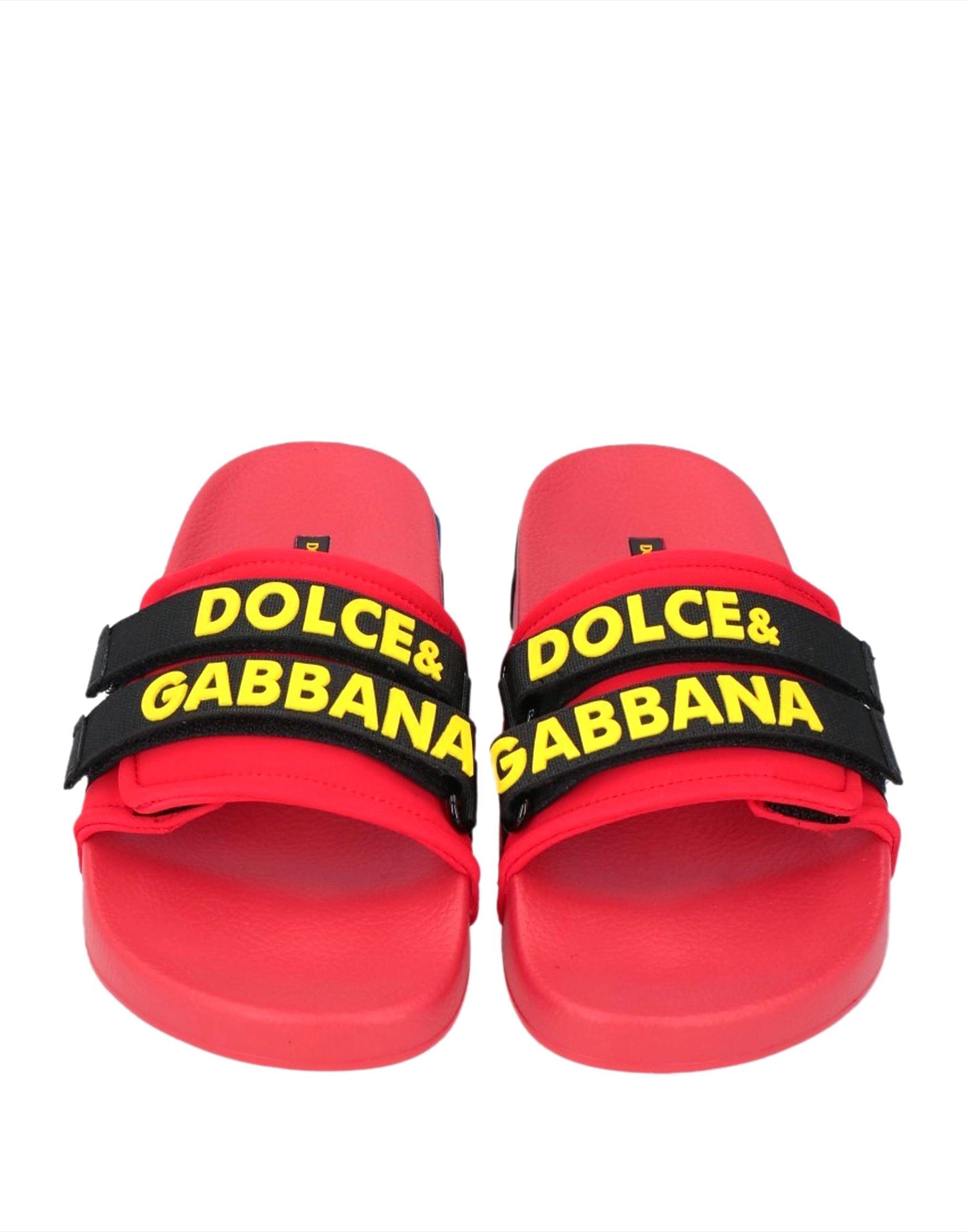 Dolce & Gabbana Logo Beachwear Slides